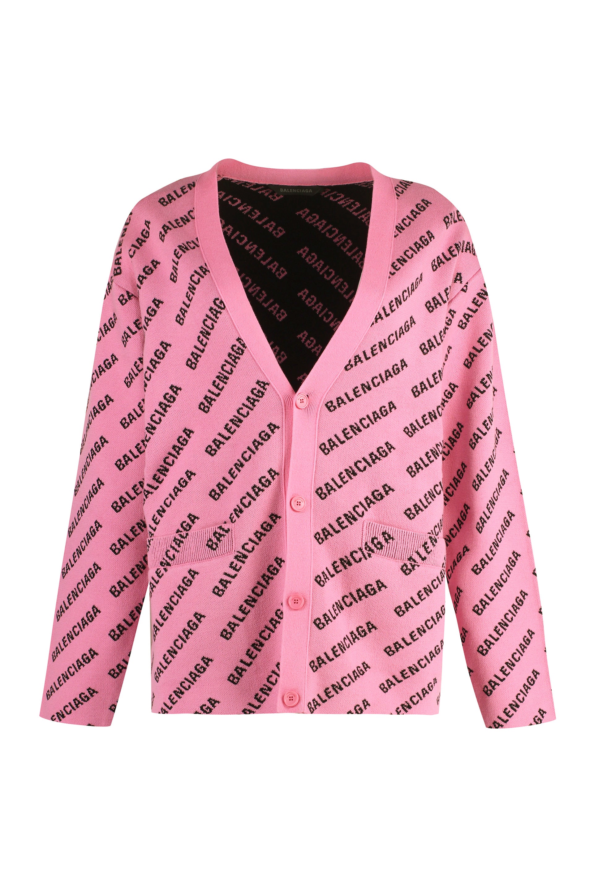 All over logo cardigan