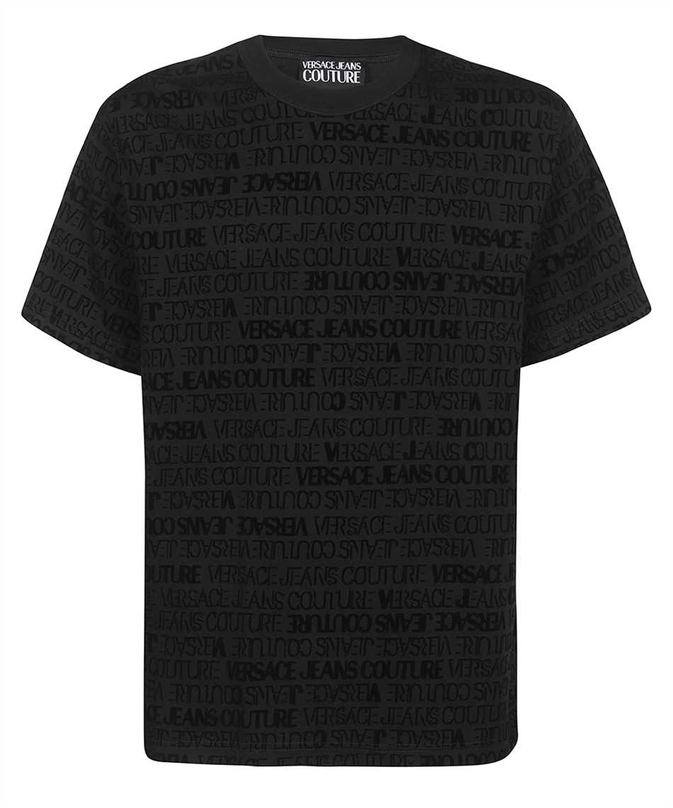 Cotton T-shirt with all over logo