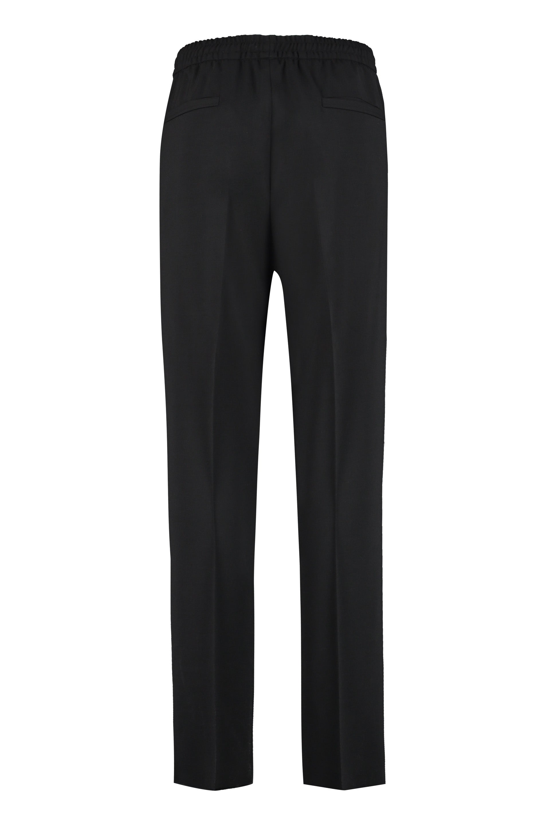 Wool blend trousers