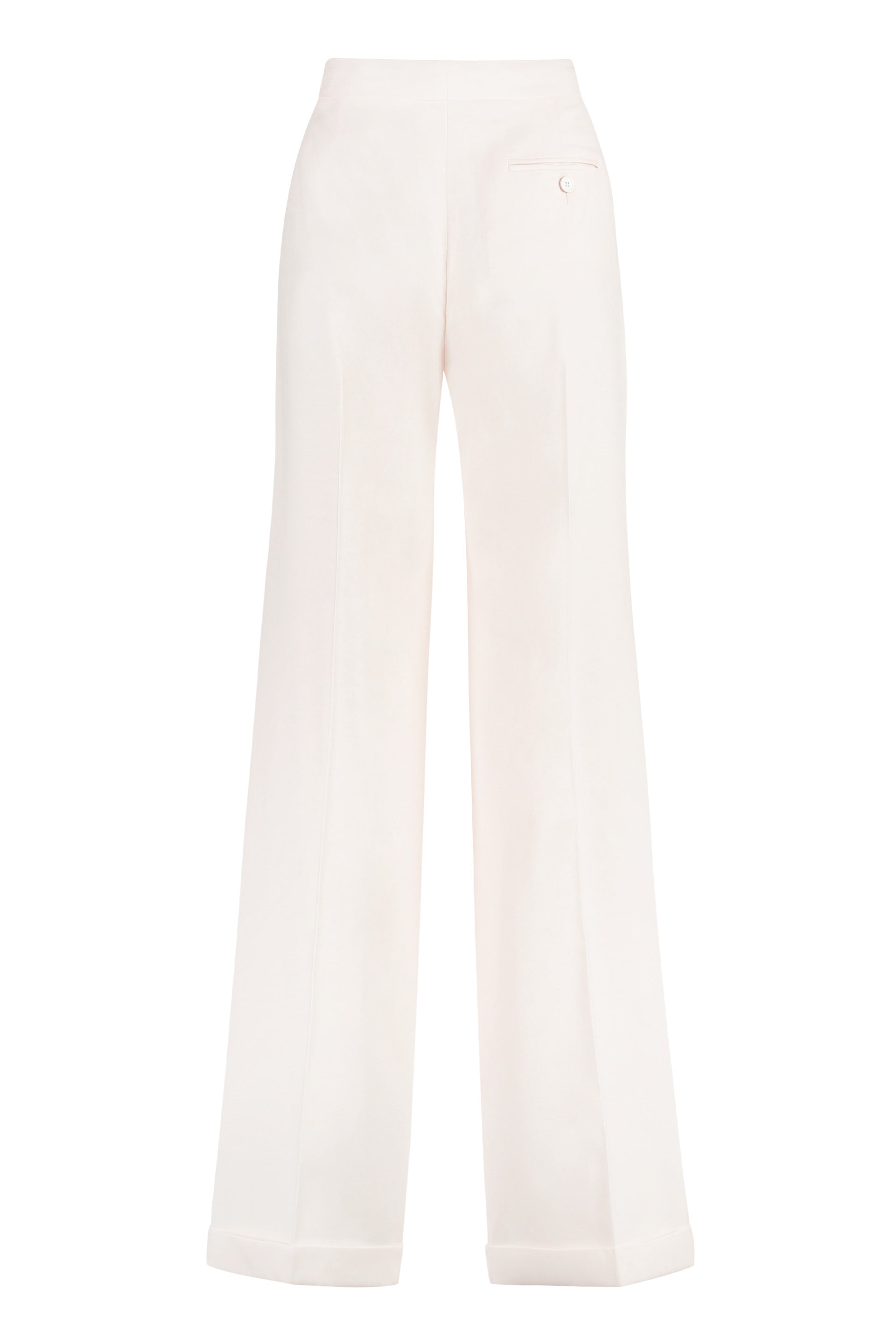 Wool wide-leg trousers