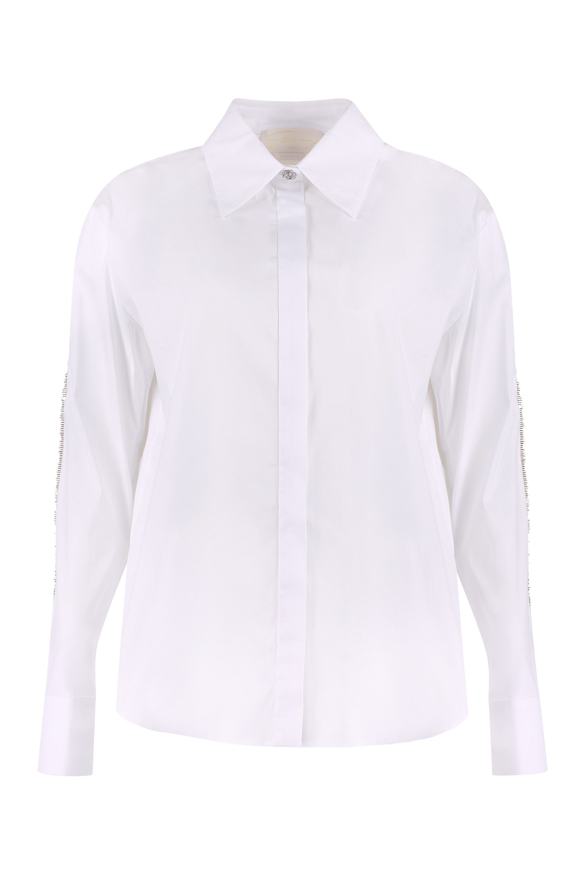 Stretch poplin shirt