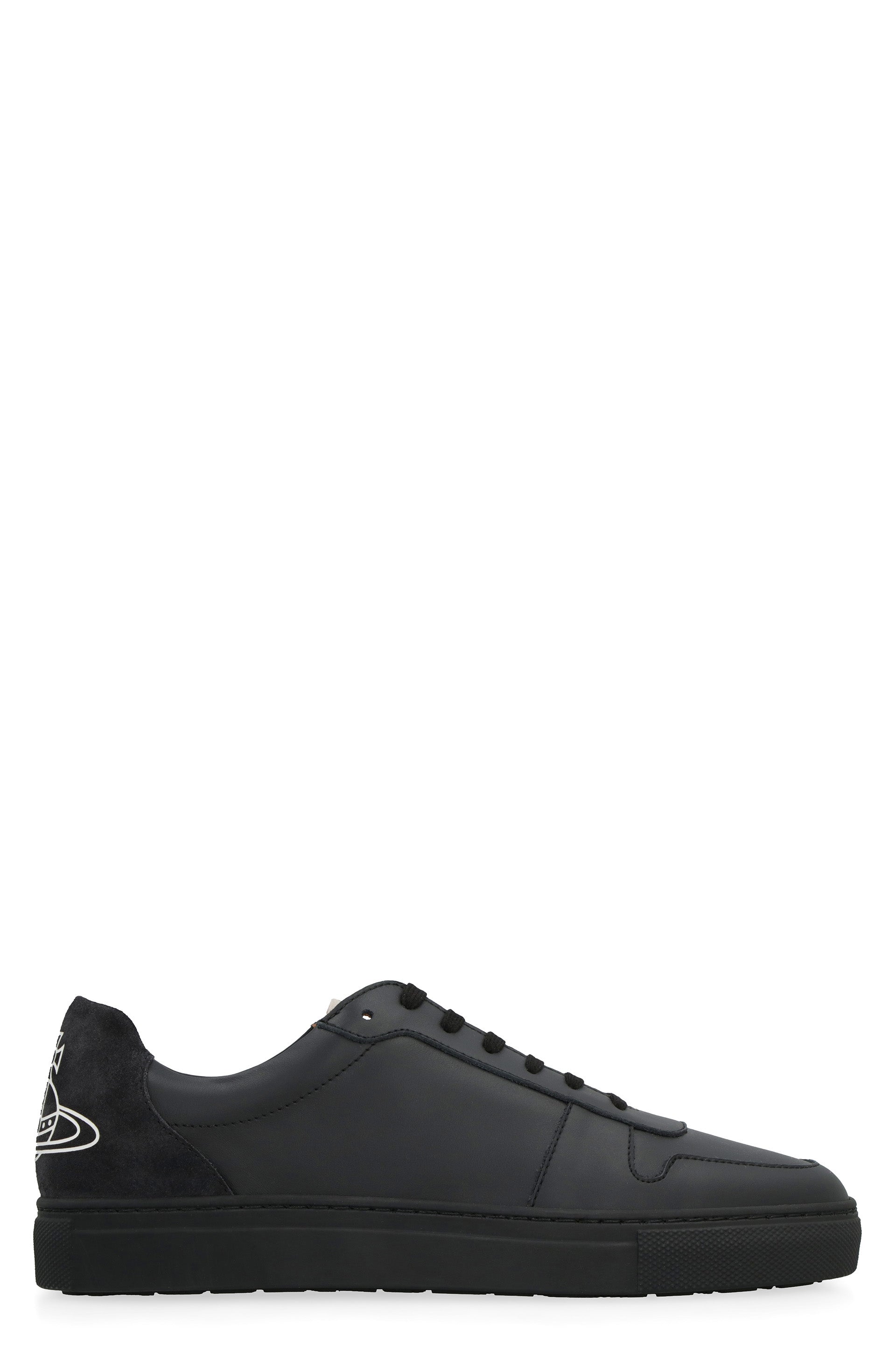 Leather low-top sneakers