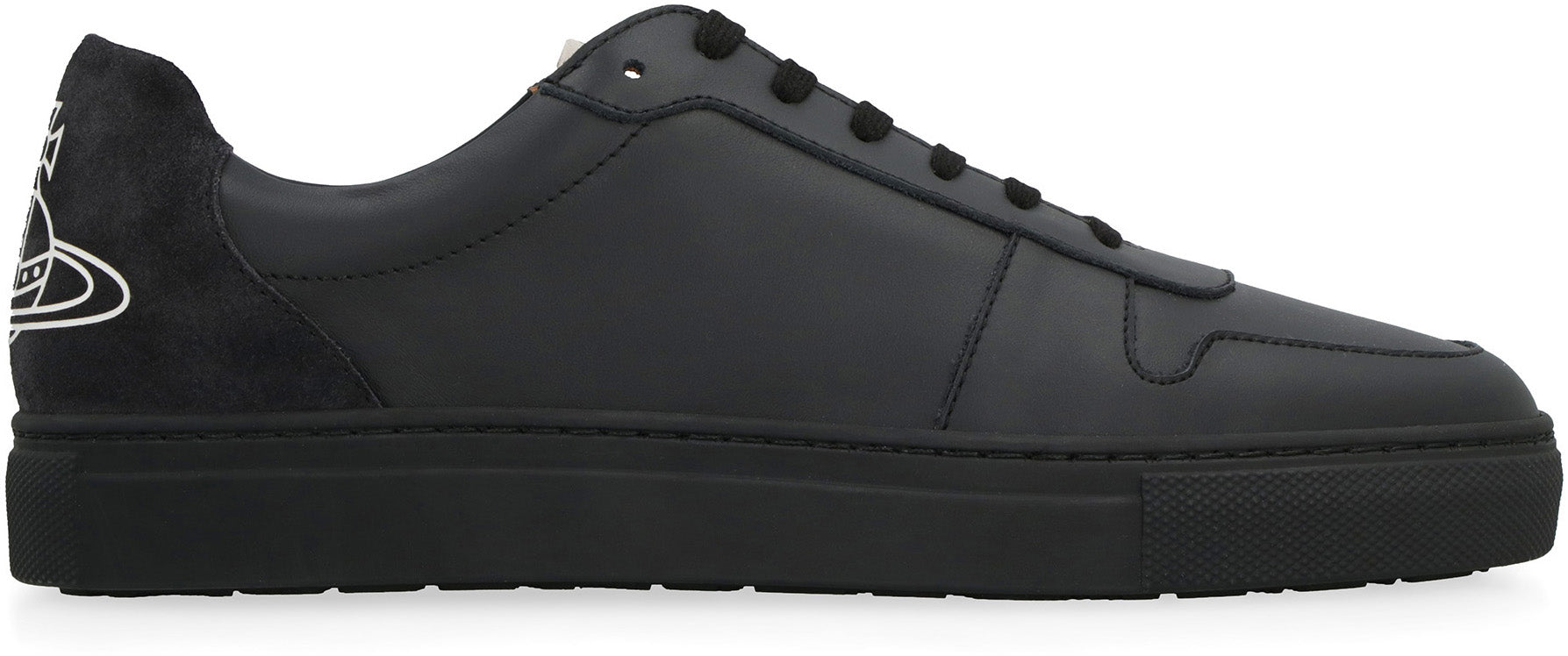 Leather low-top sneakers