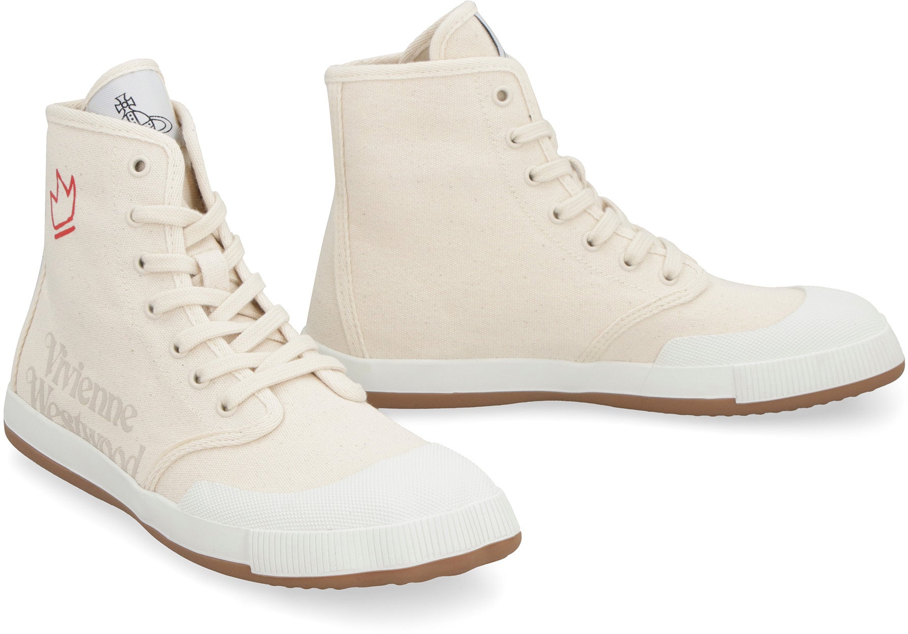 Animal Gym canvas high-top sneakers