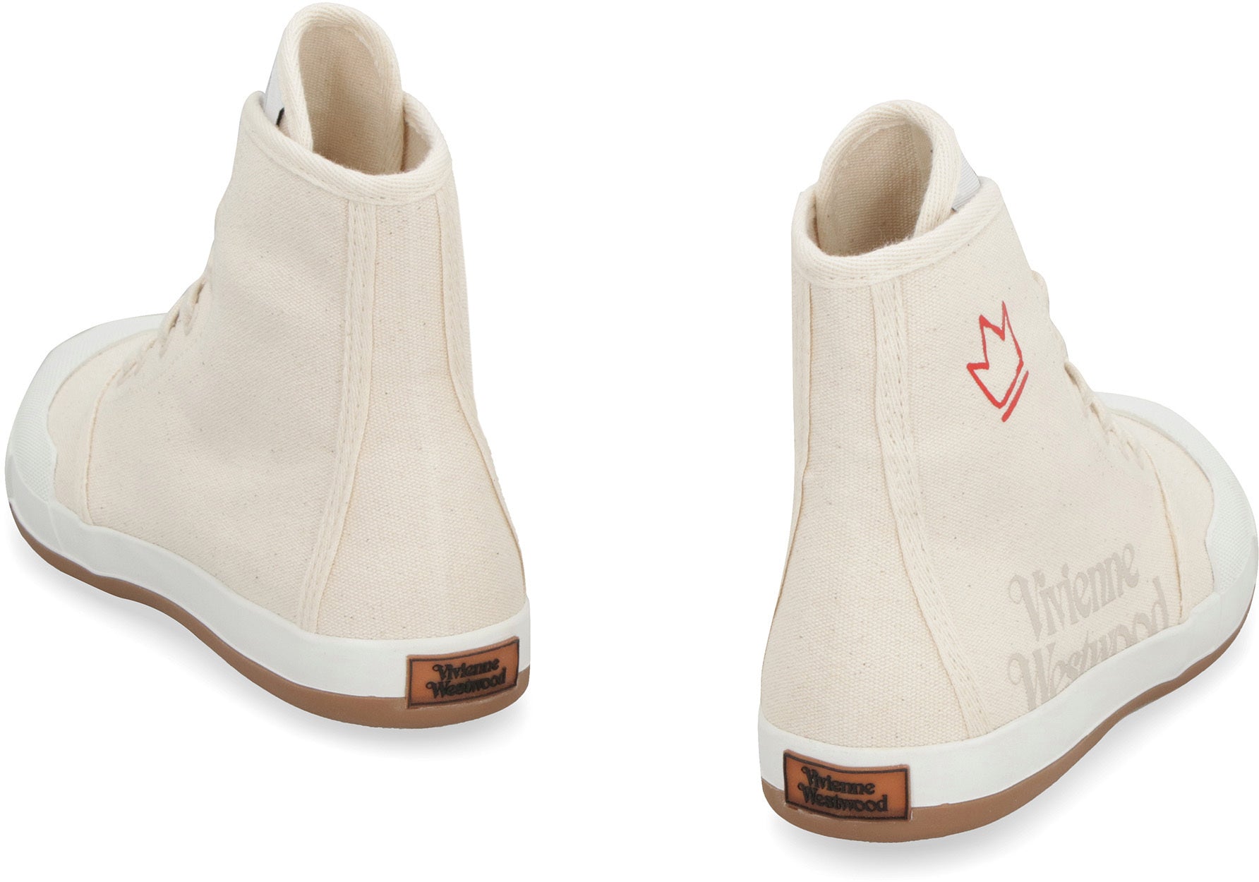 Animal Gym canvas high-top sneakers