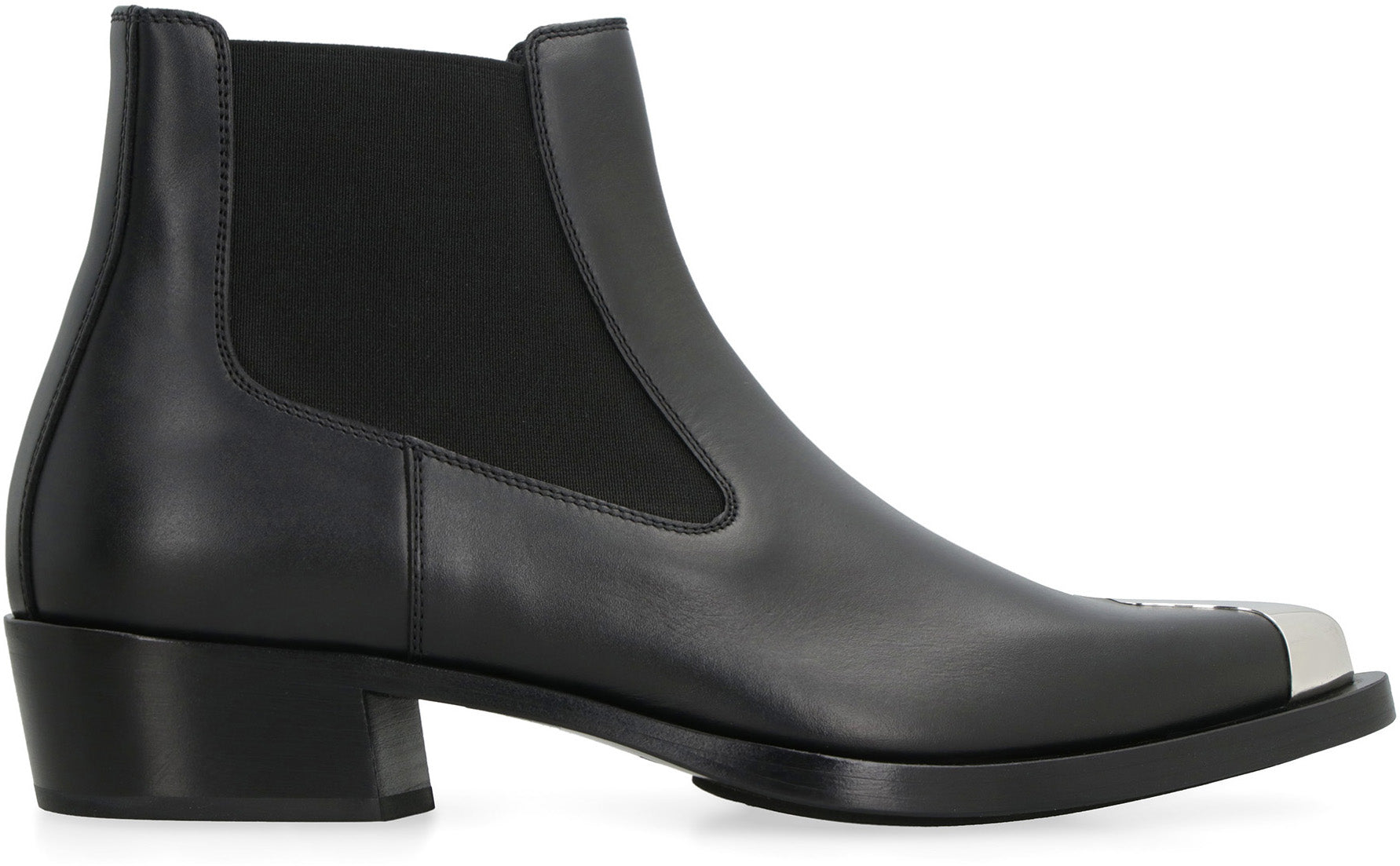 Punk Leather Chelsea boots