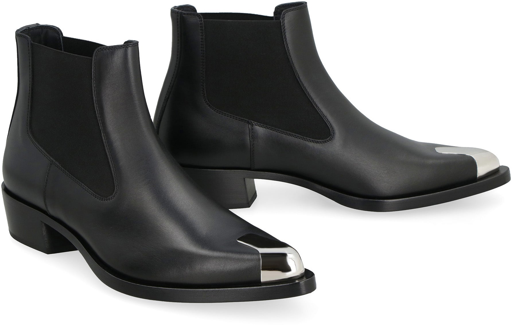 Punk Leather Chelsea boots