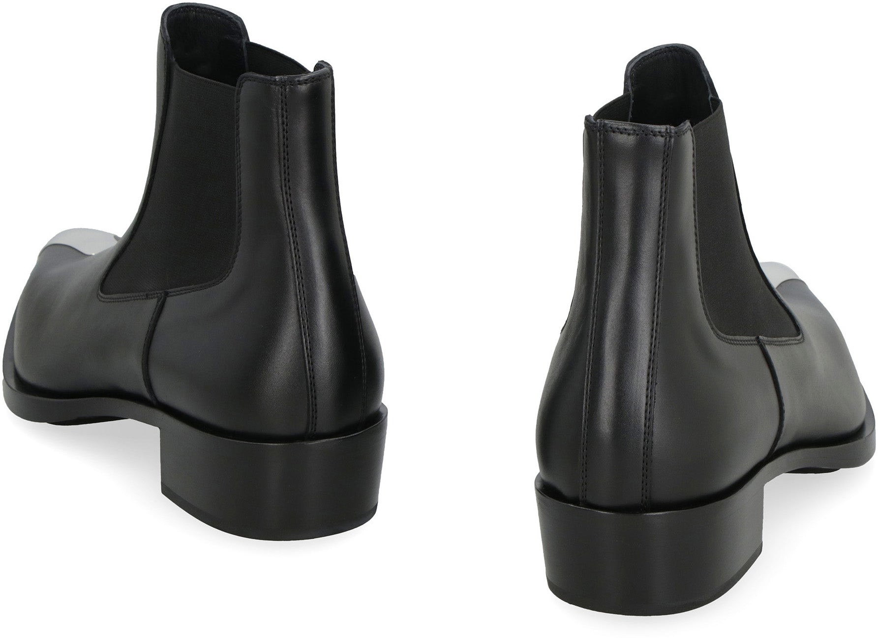 Punk Leather Chelsea boots