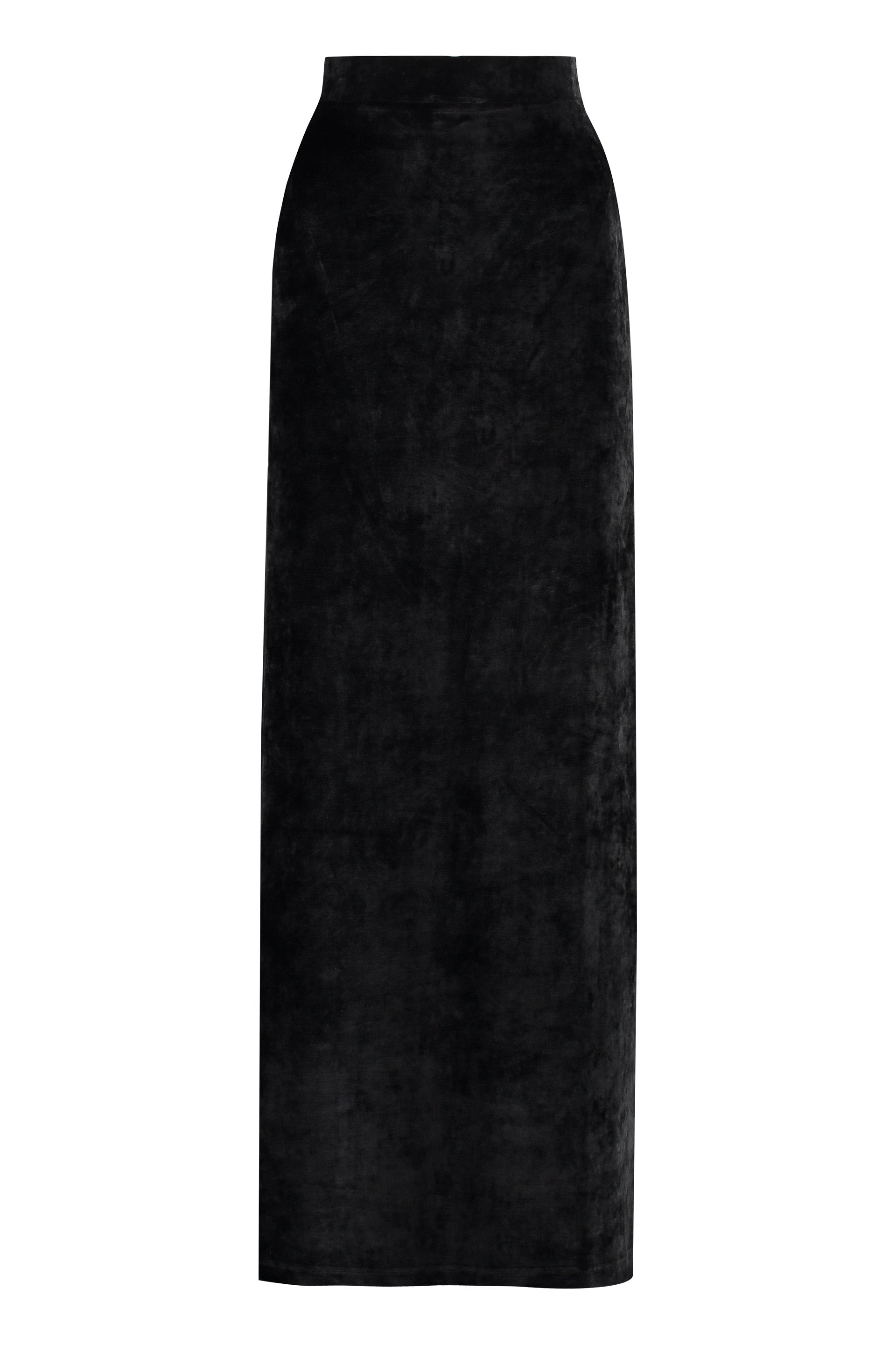 Velvet long skirt