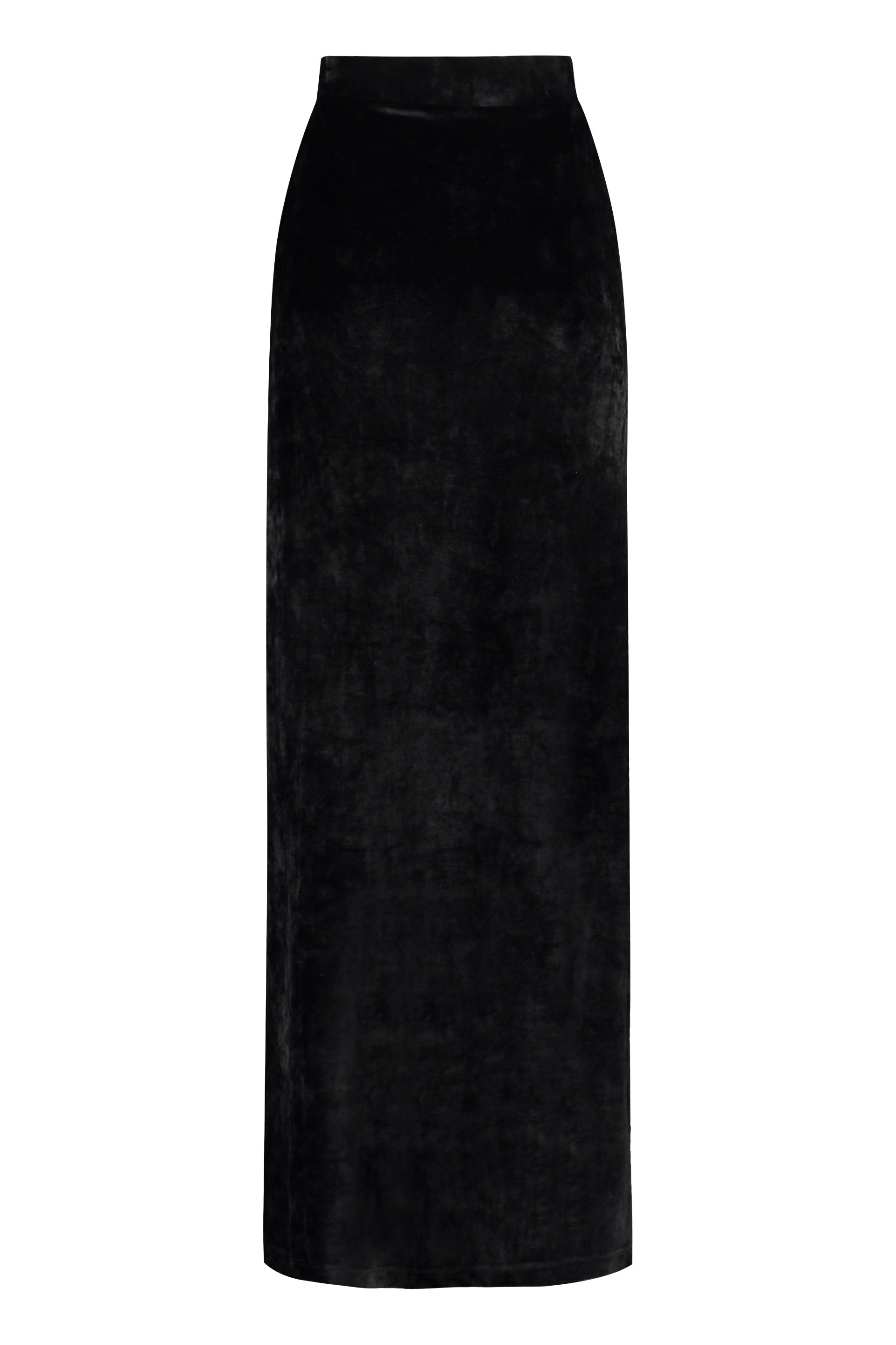 Velvet long skirt