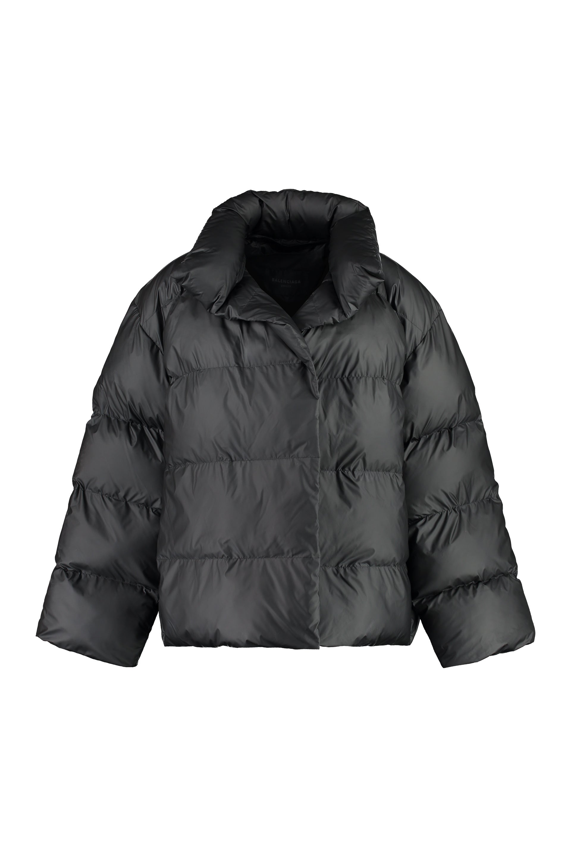 Wrap oversize puffer jacket