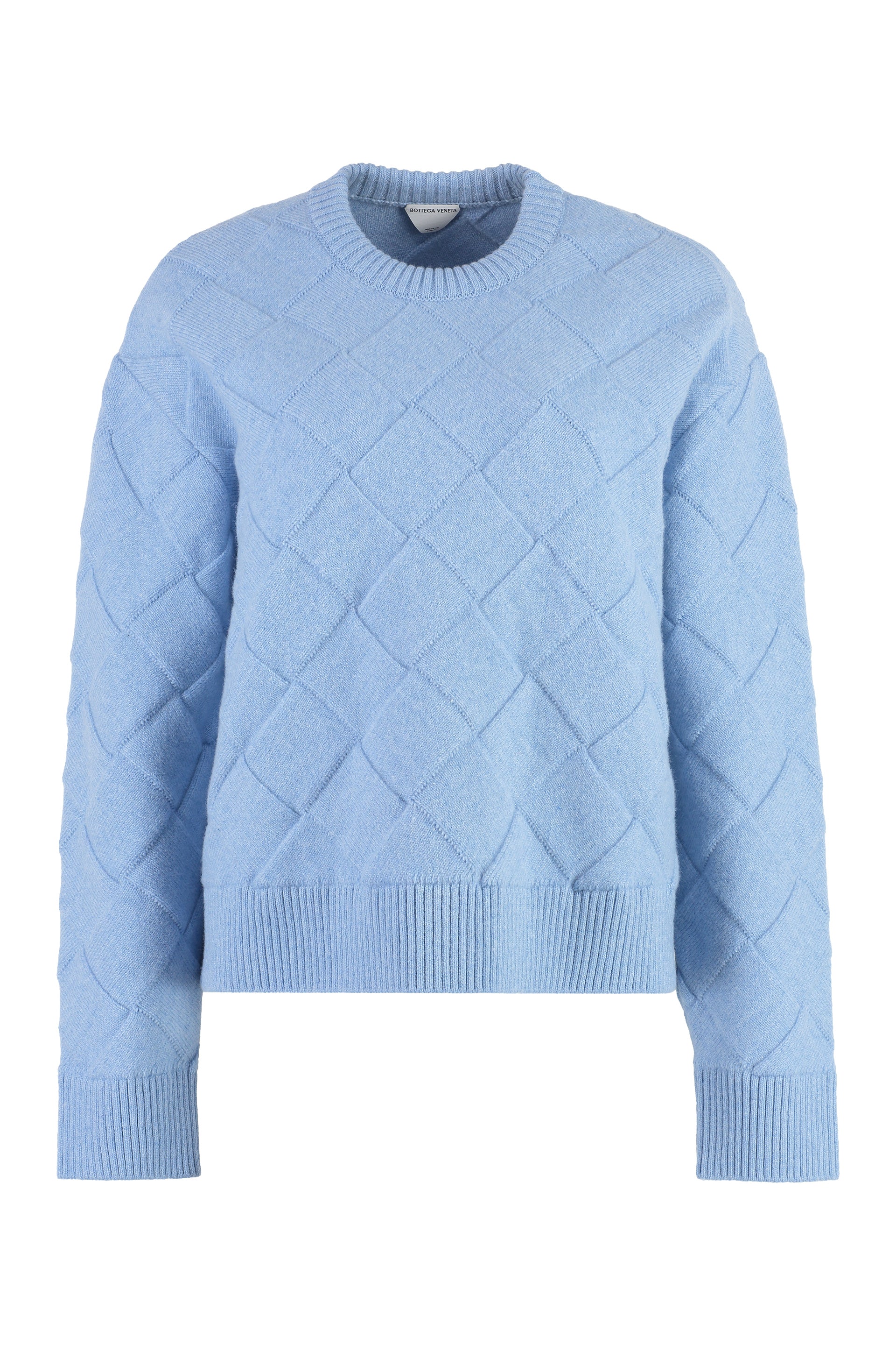 Crew-neck wool sweater