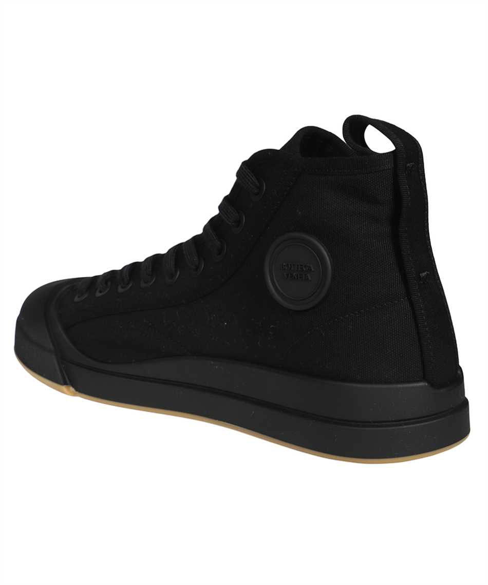 High-top fabric sneakers