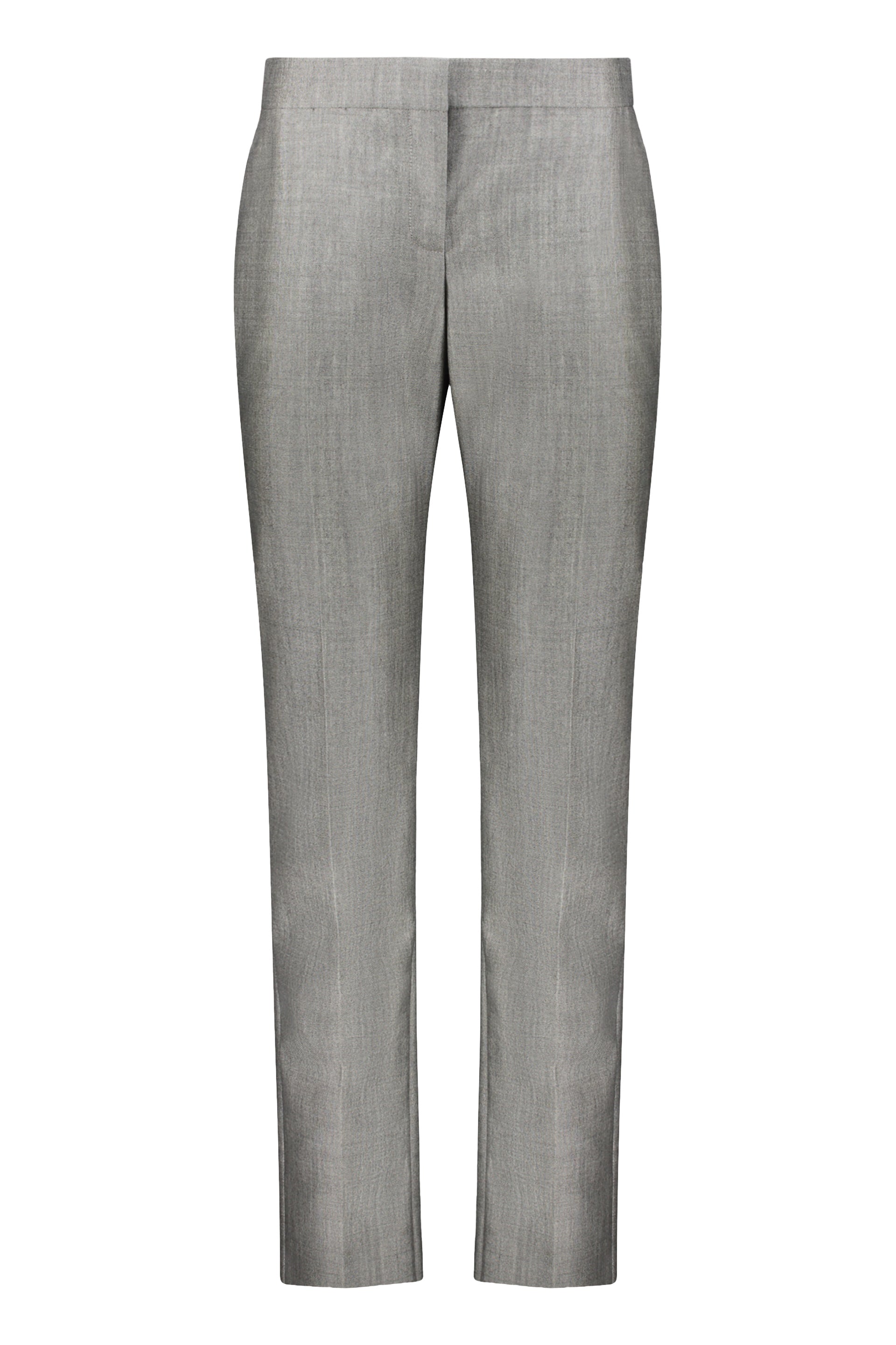 Wool blend trousers