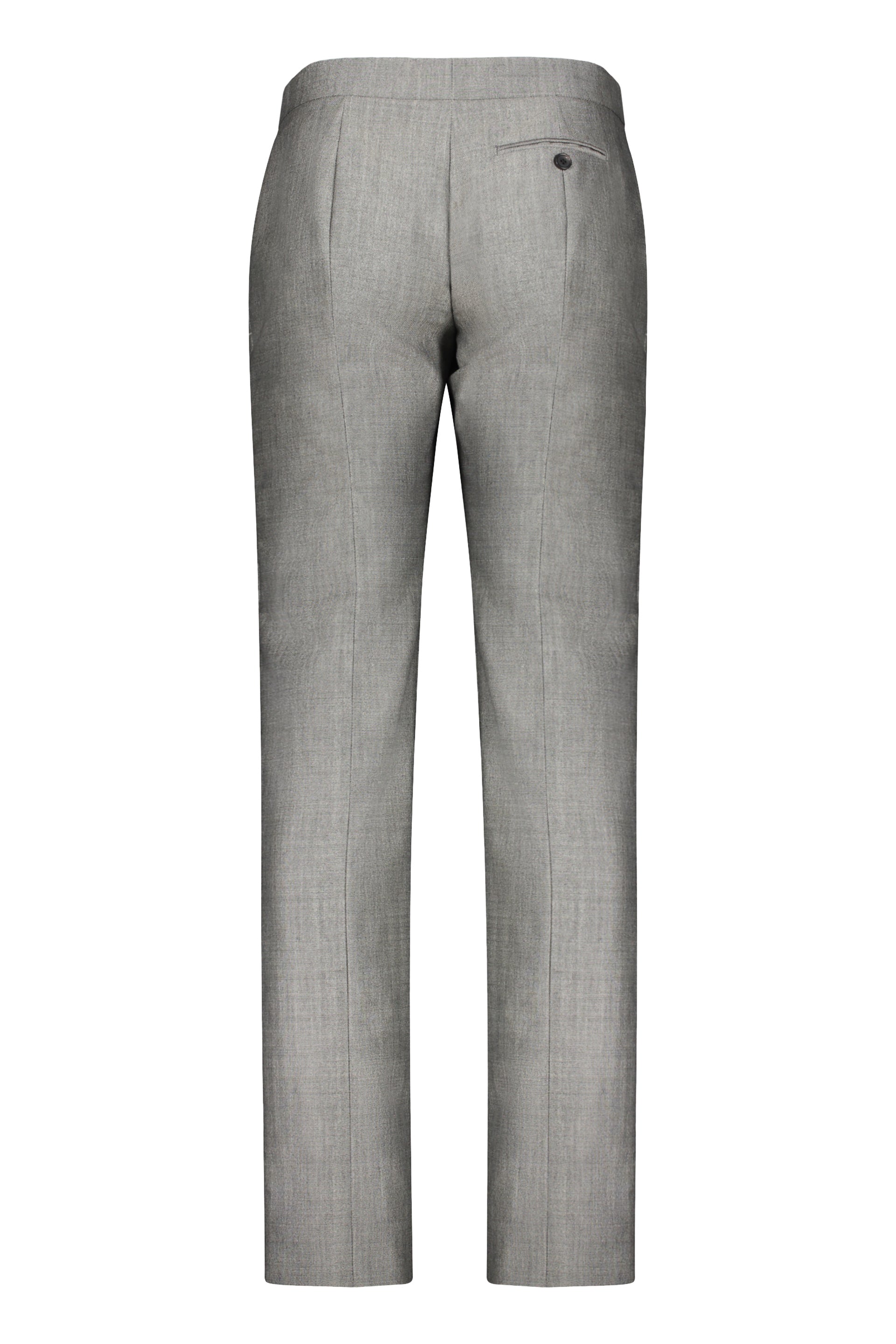 Wool blend trousers