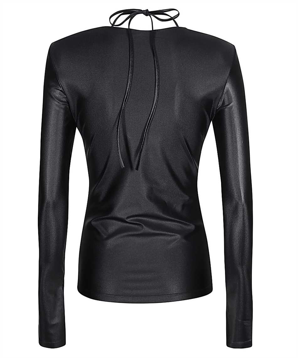 Logo print long sleeve top