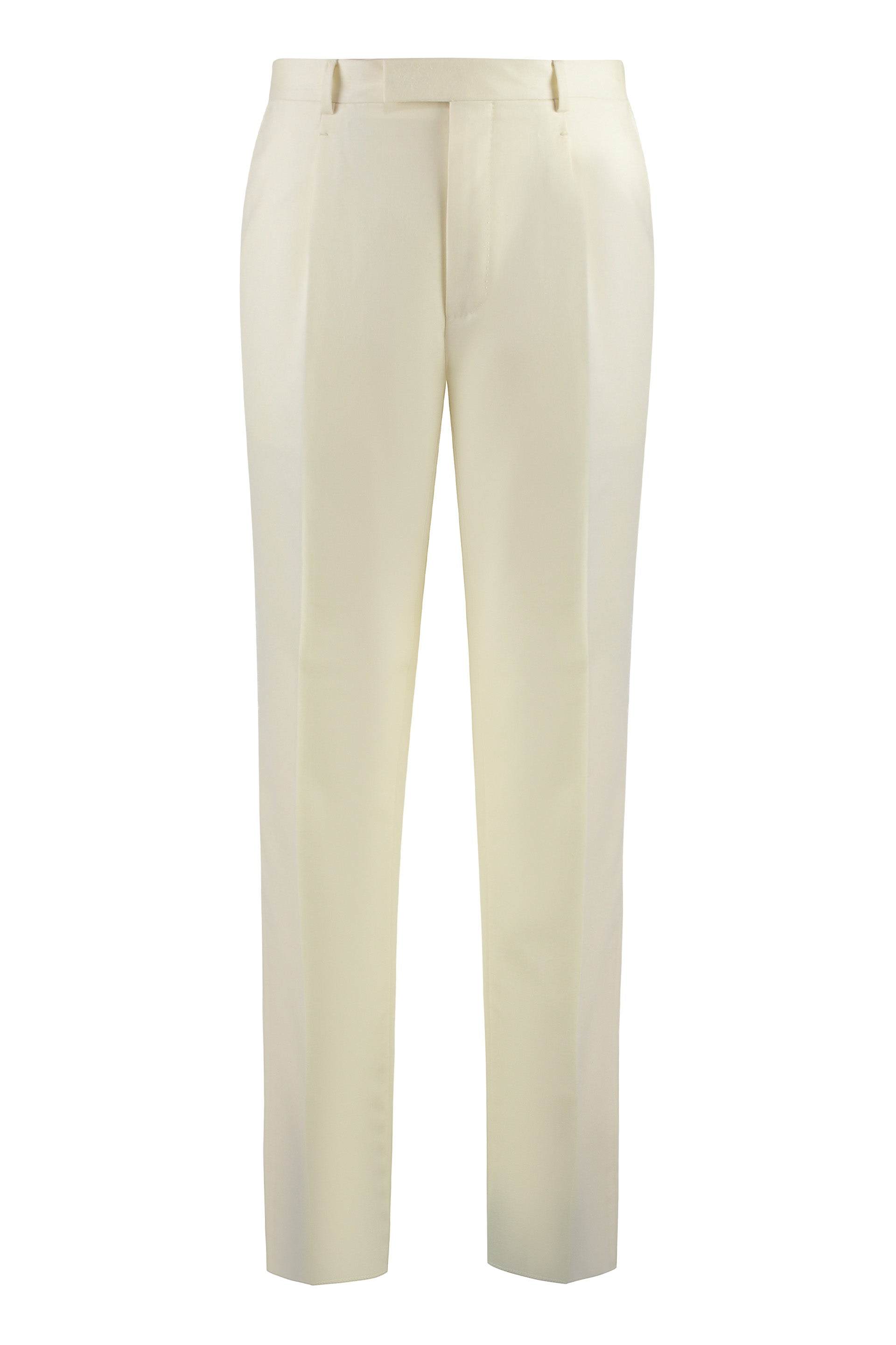 Tailored wool trousers