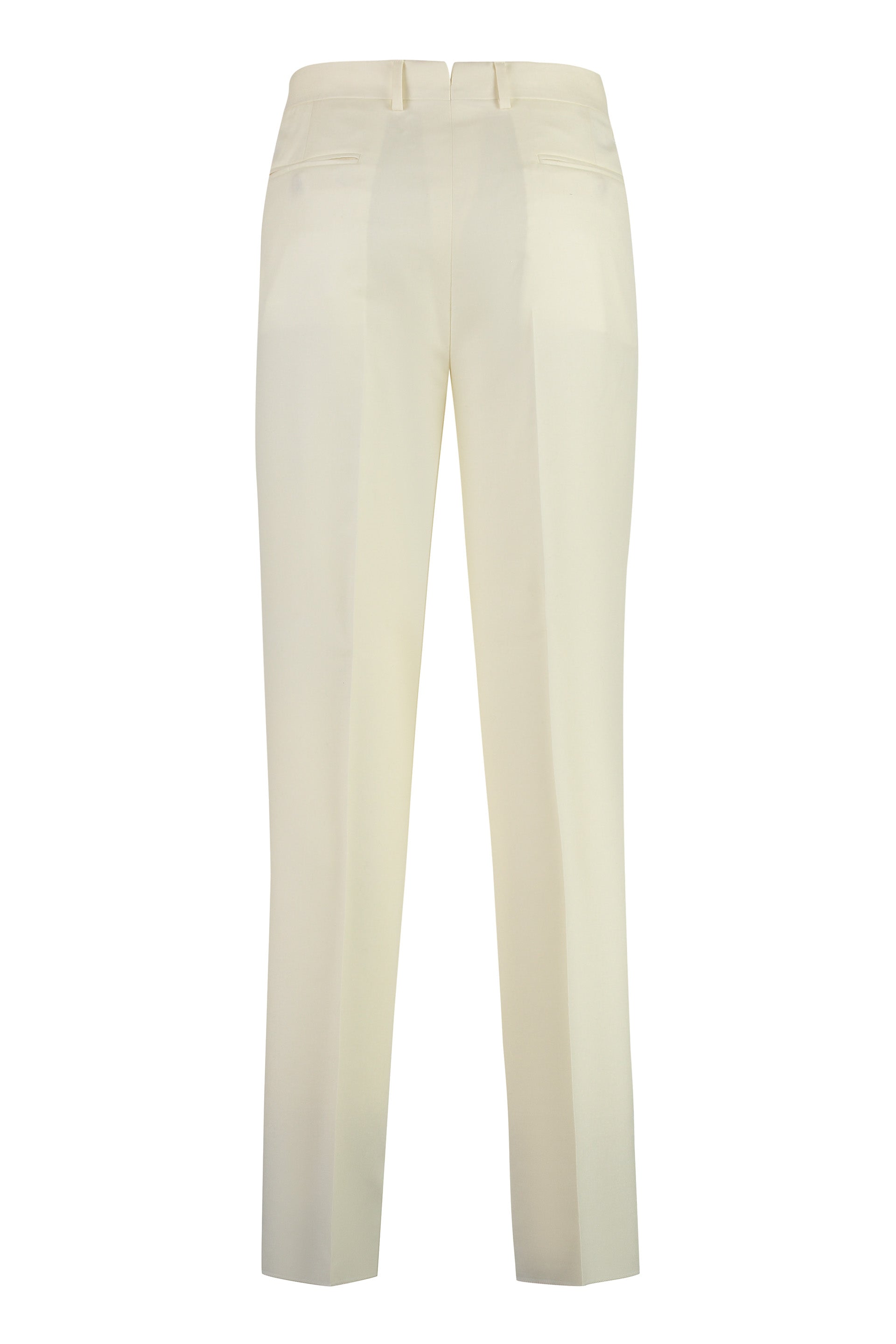 Tailored wool trousers