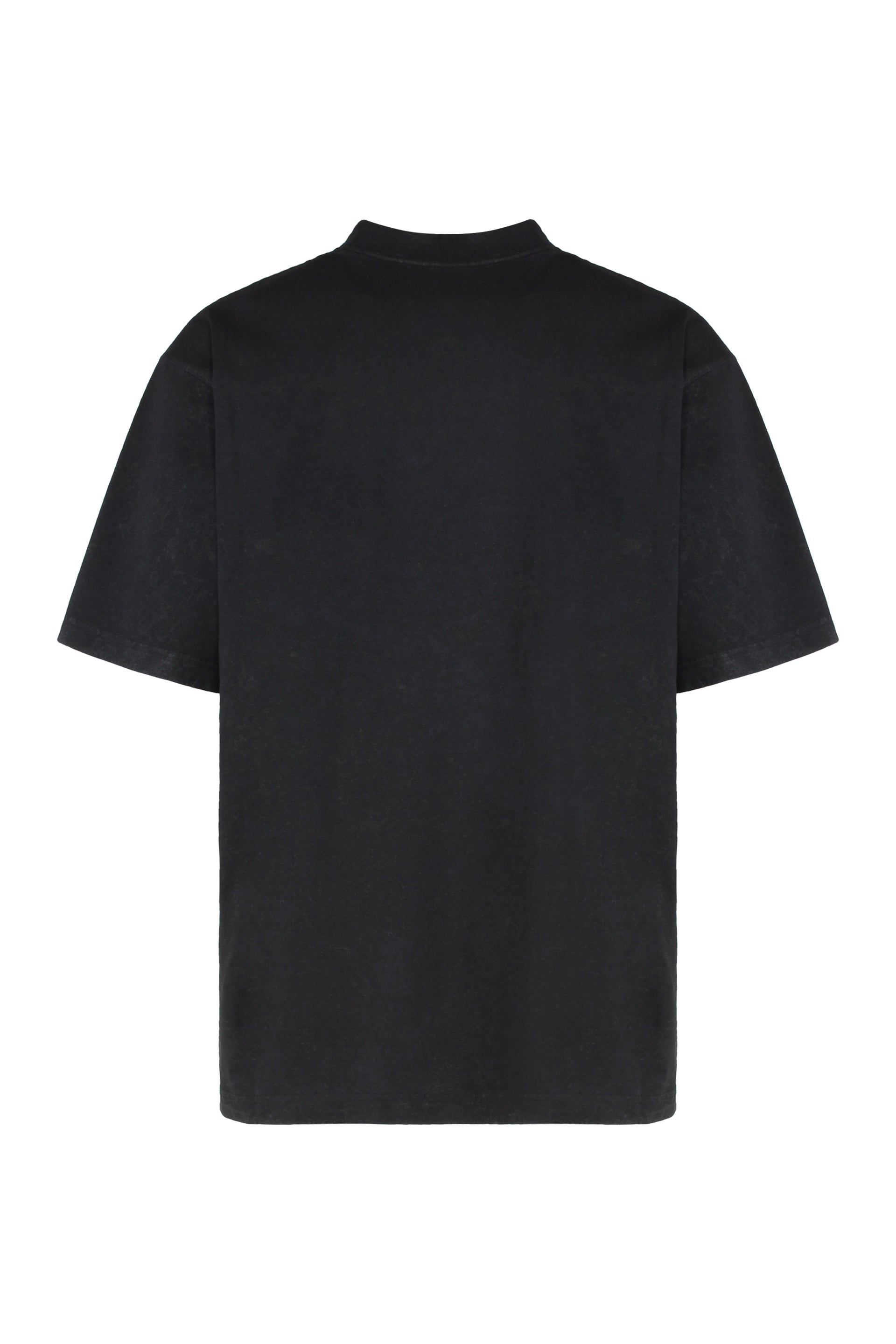 Round neck cotton T-shirt