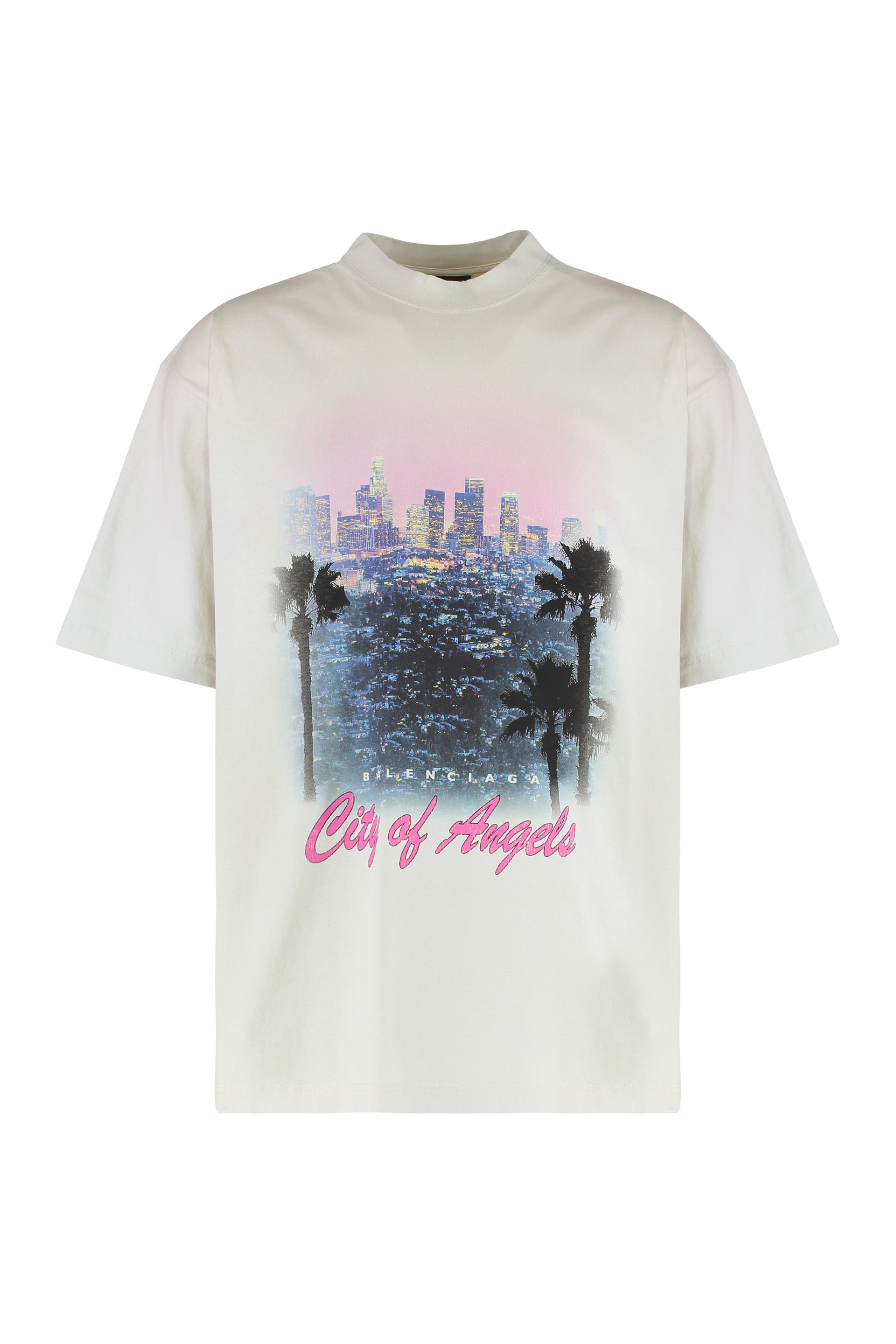 Round neck cotton t-shirt