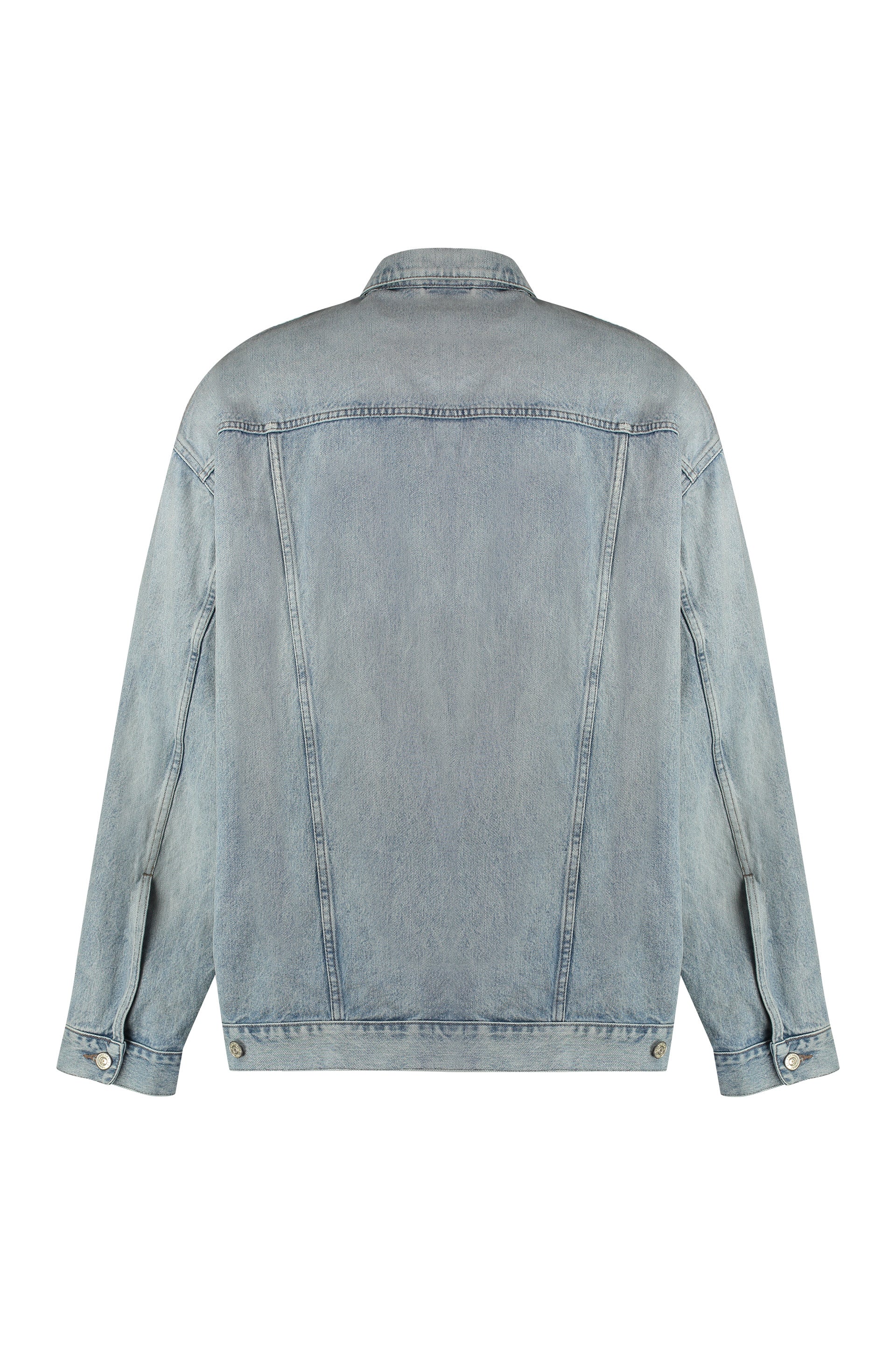 Size Sticker denim jacket