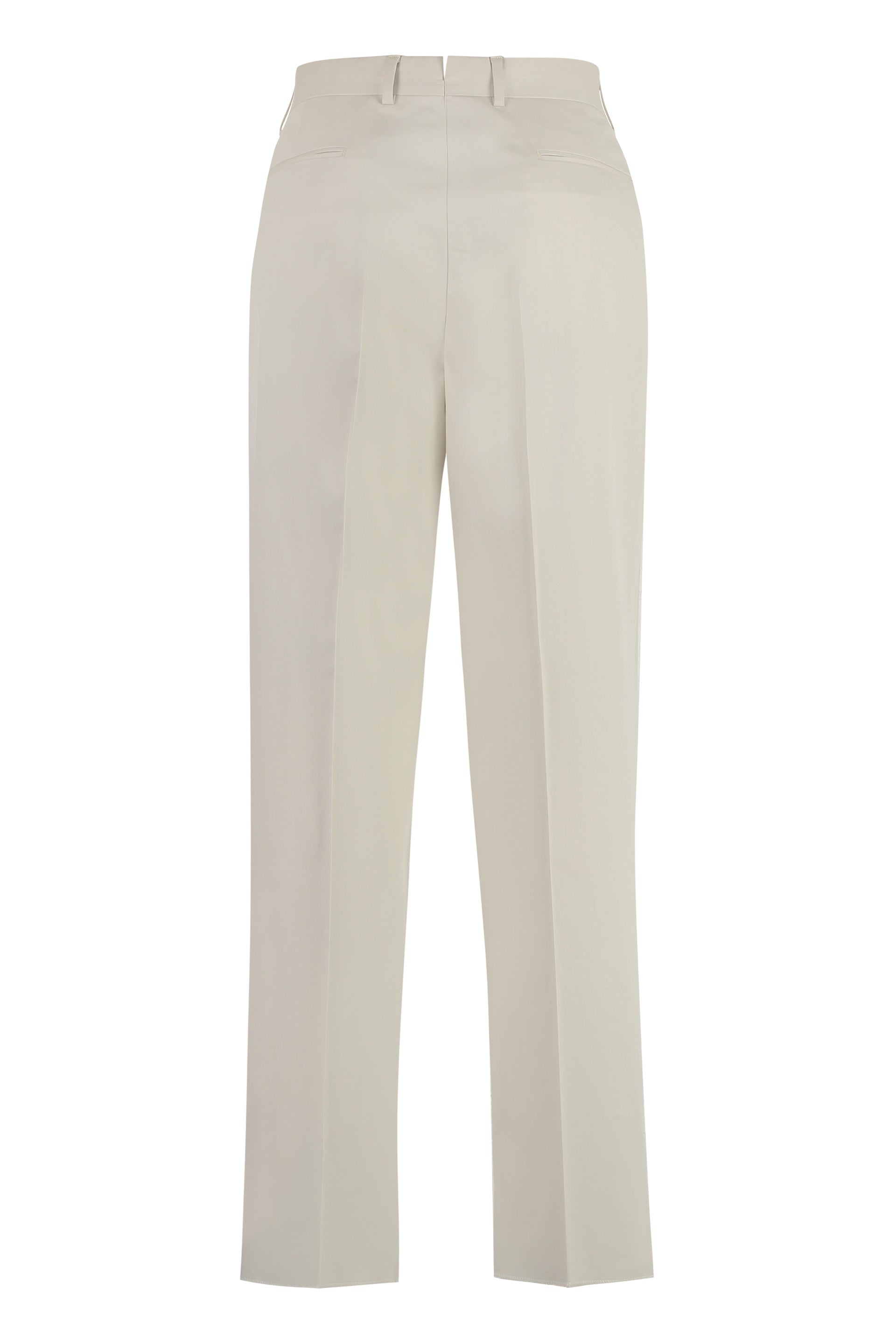 Stretch cotton chino trousers