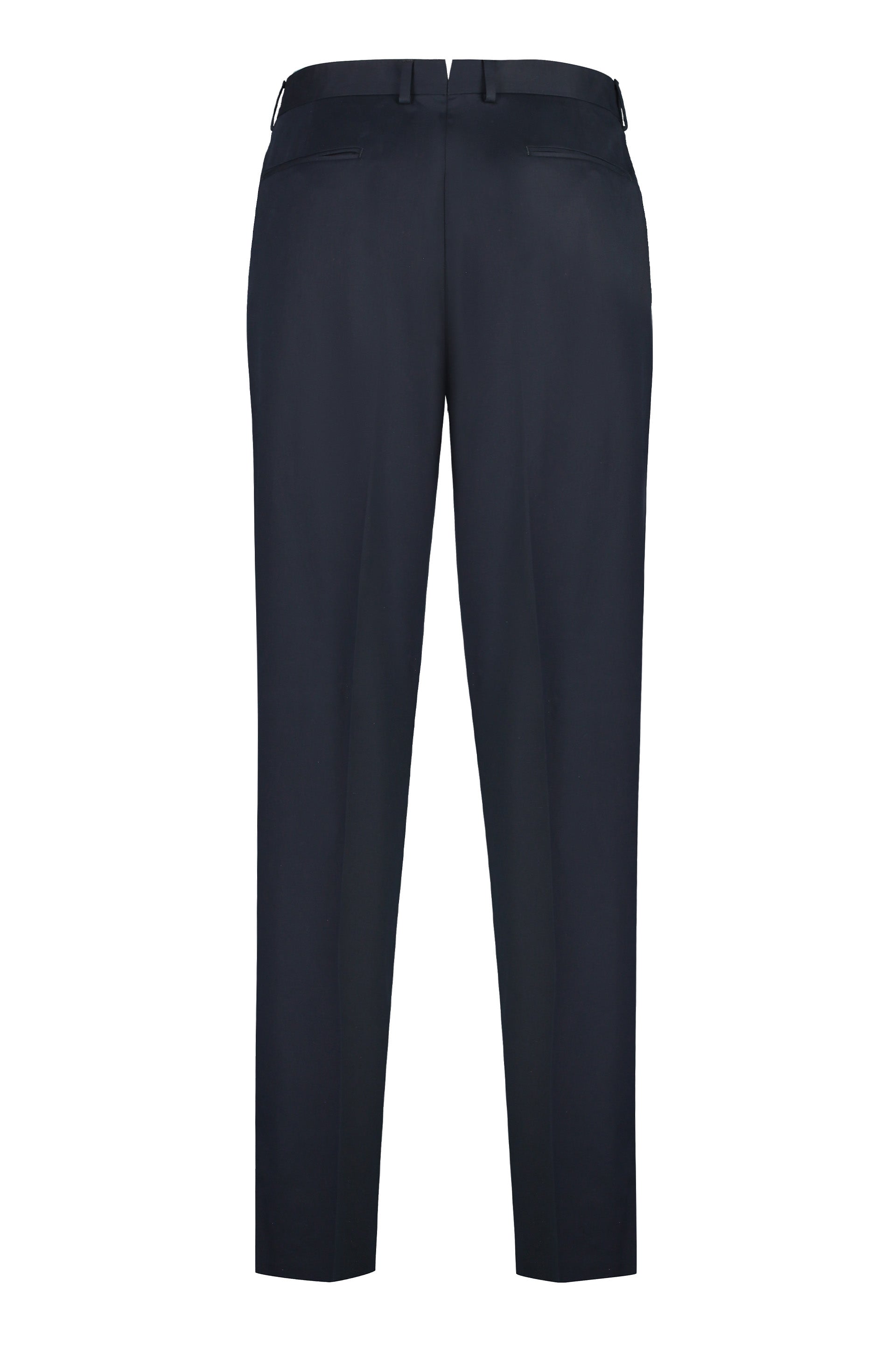 Stretch cotton chino trousers