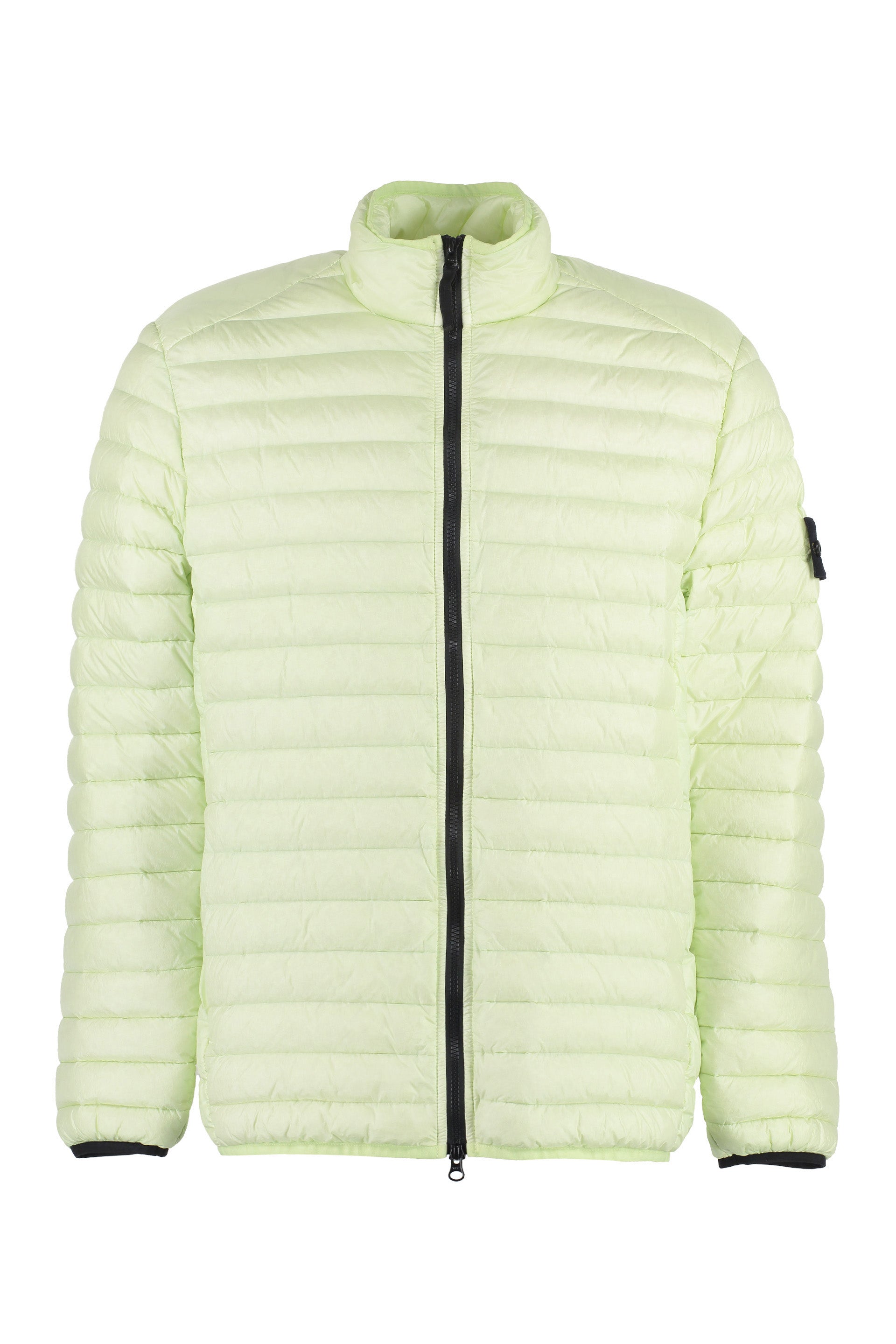 Techno-nylon down jacket