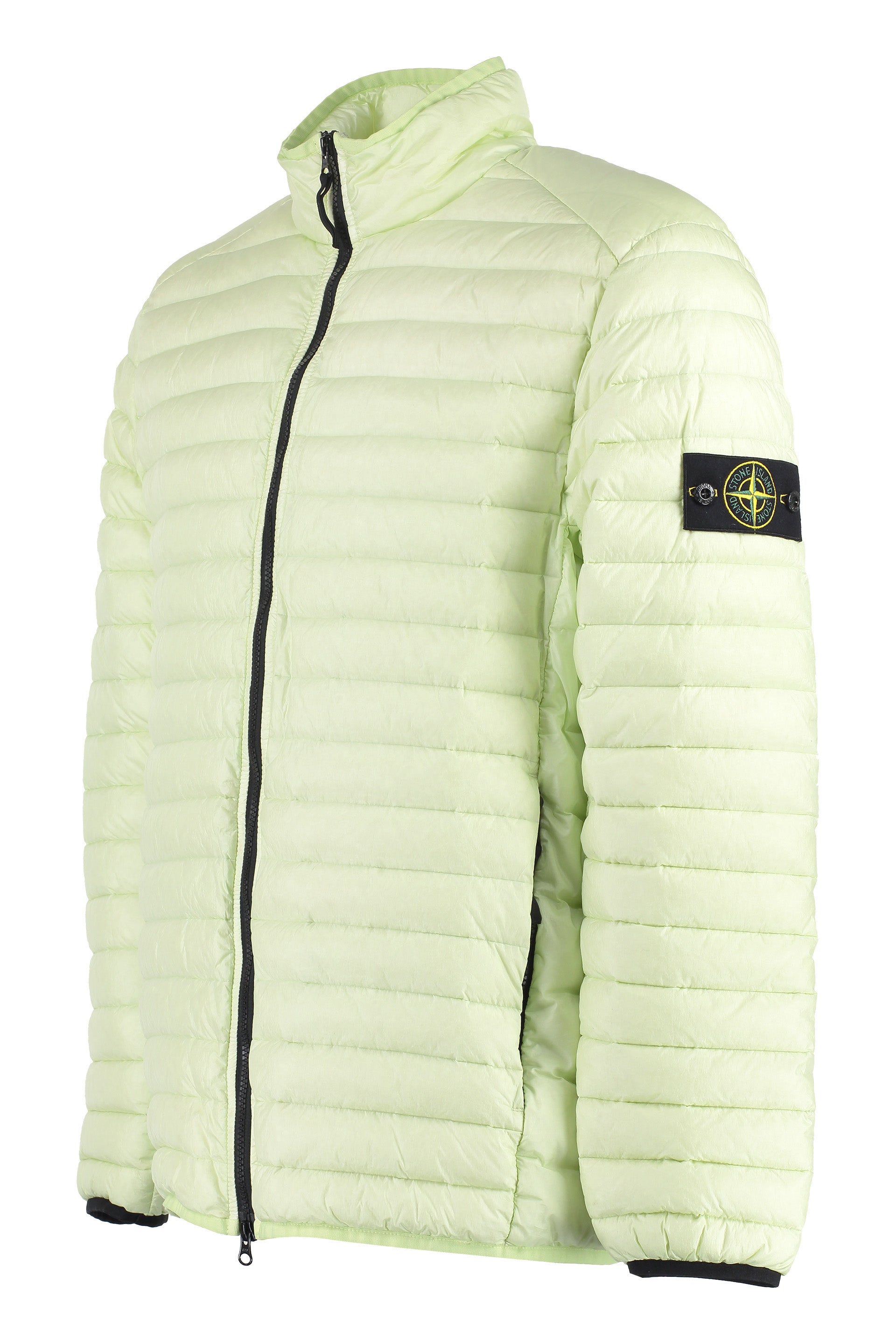 Techno-nylon down jacket