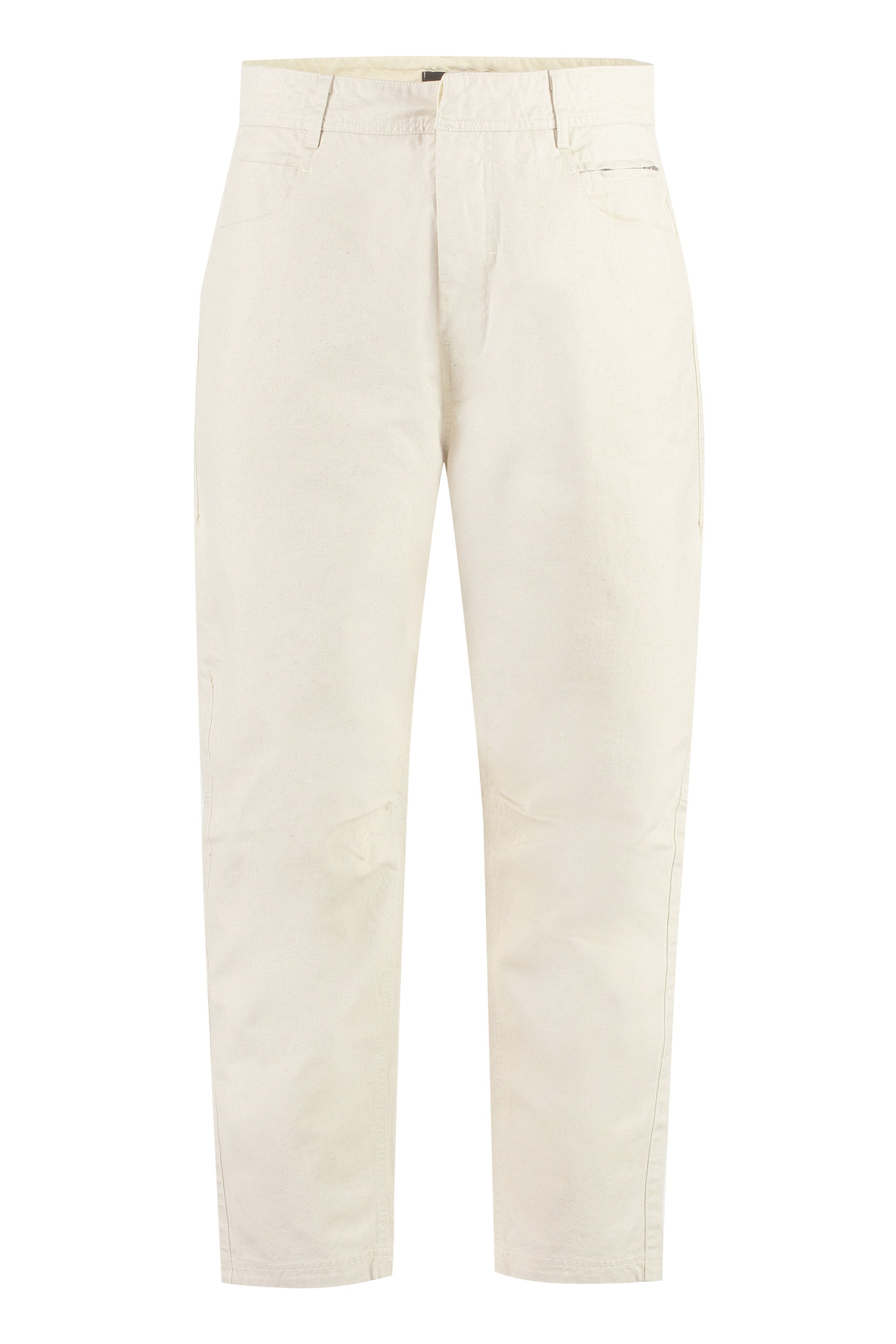 Cotton blend trousers