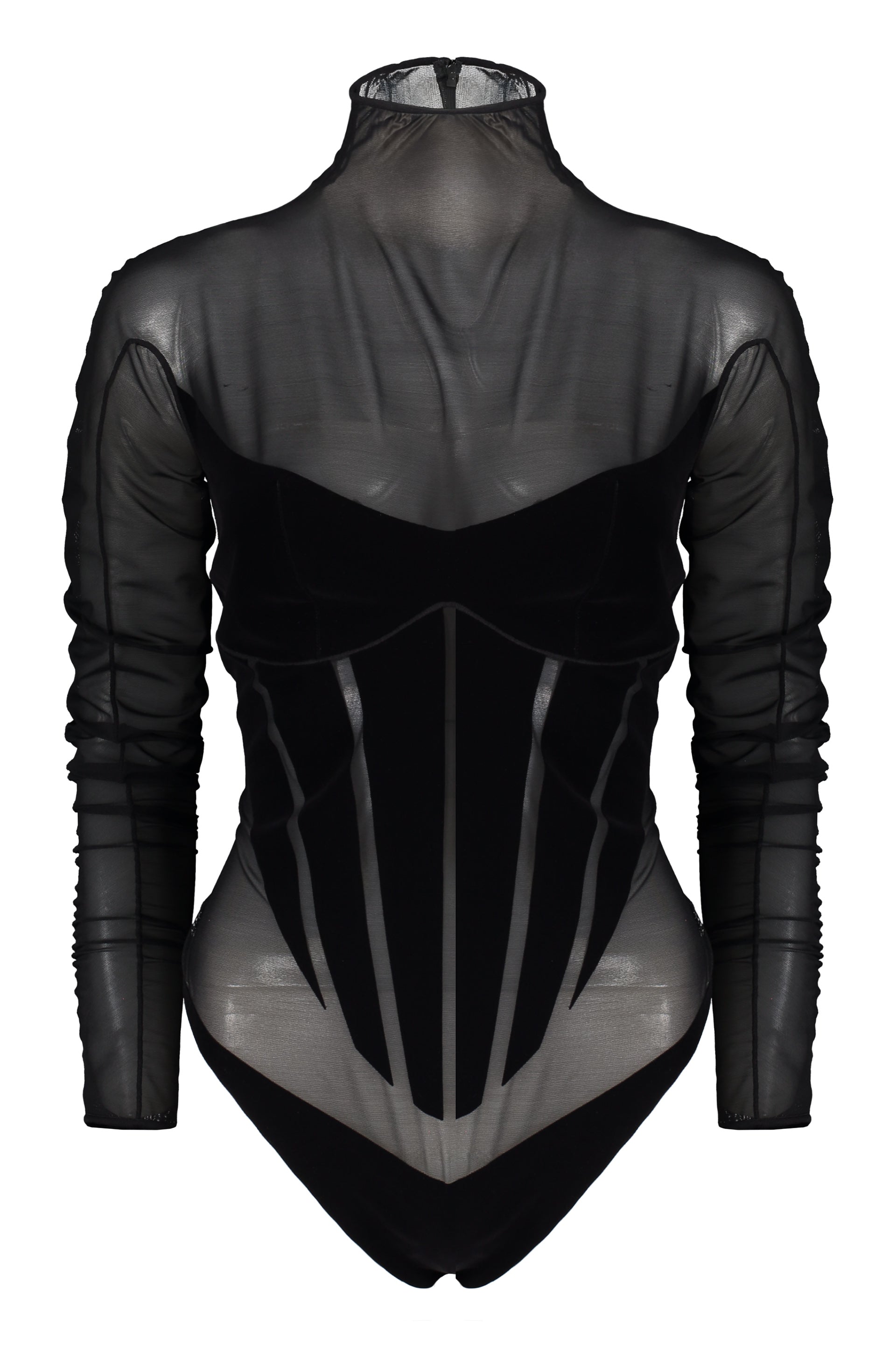 Mugler x Wolford - Semi-transparent bodysuit