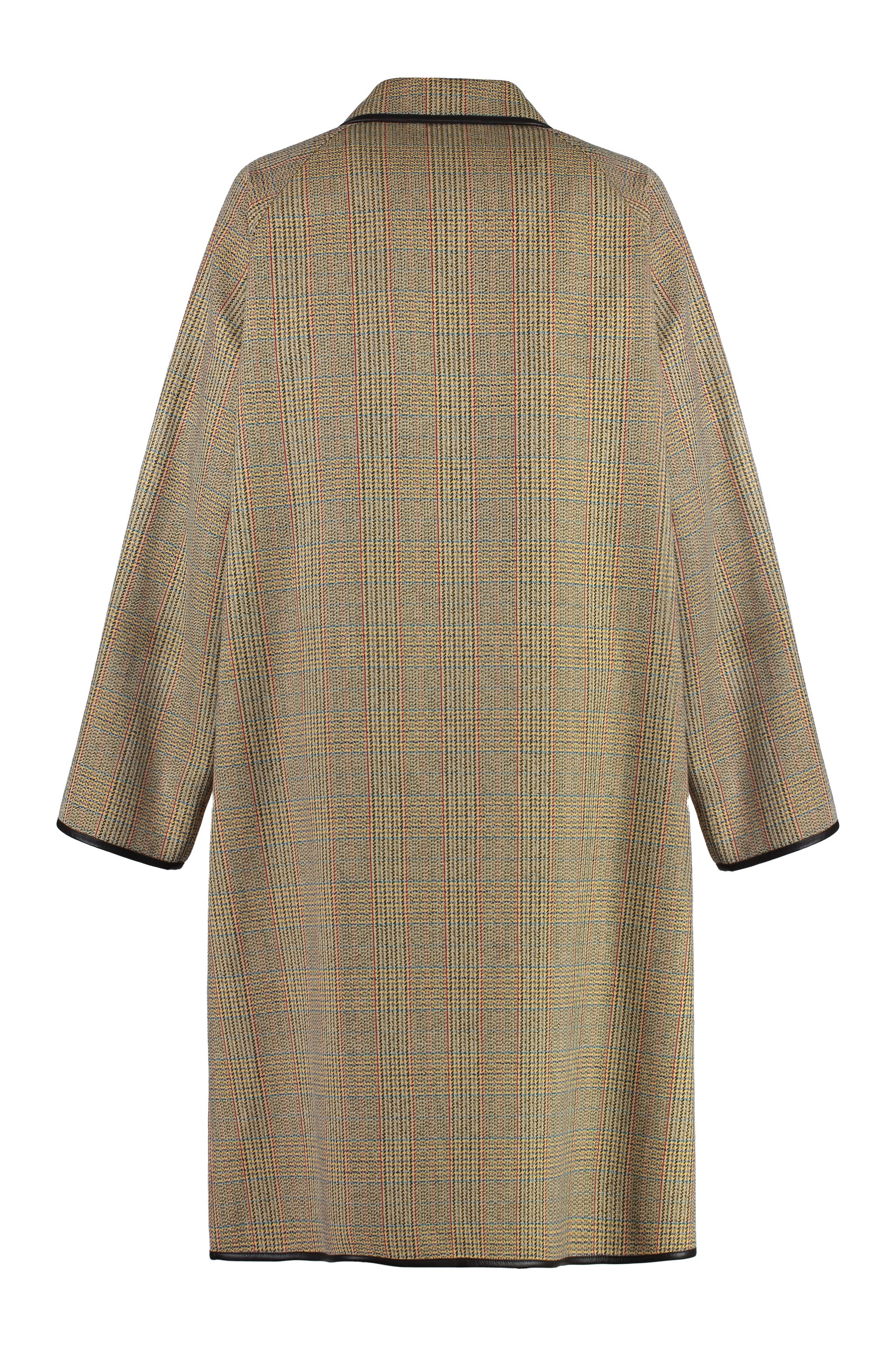 Prince-of-Wales wool coat