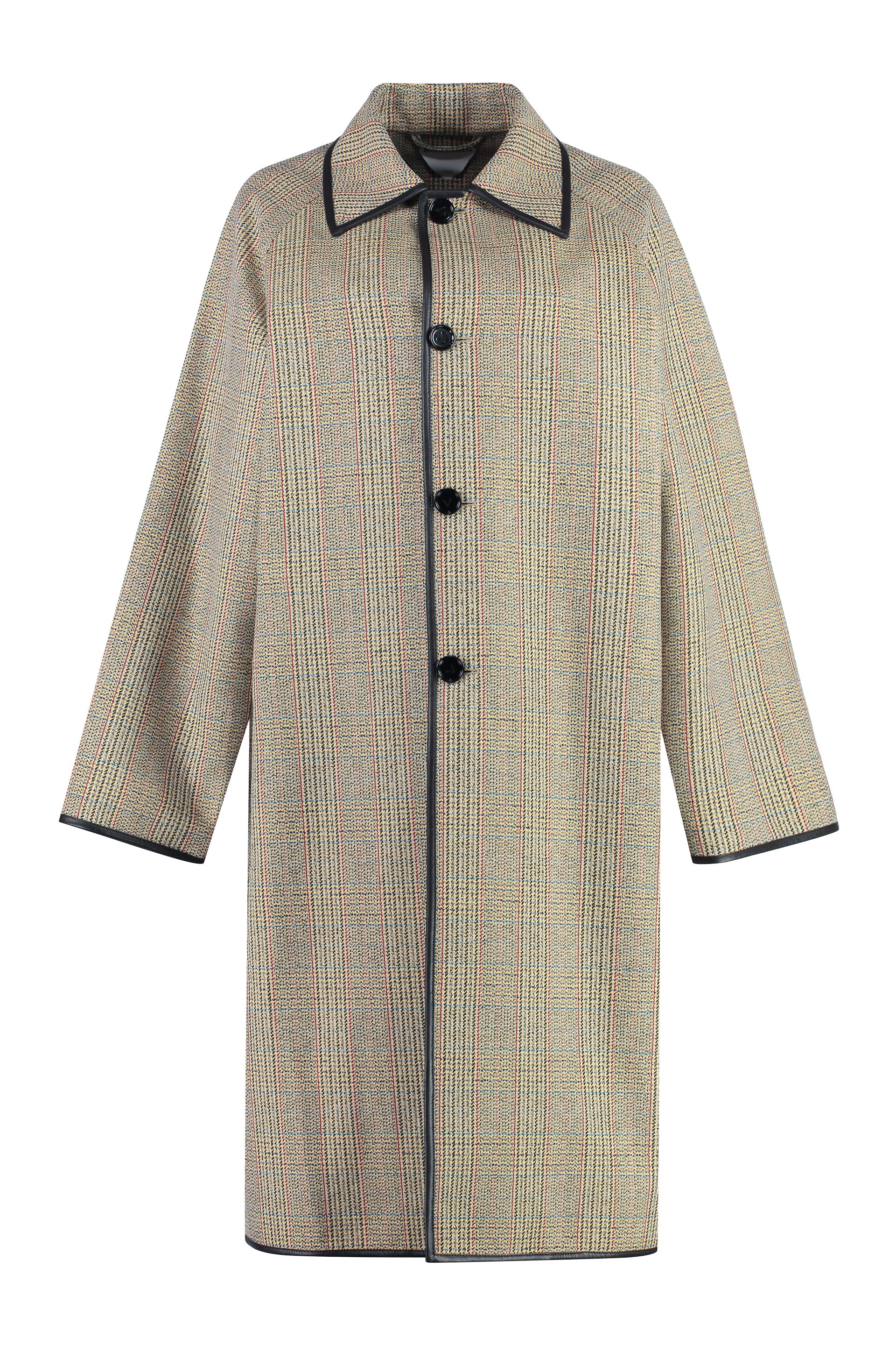 Prince-of-Wales wool coat