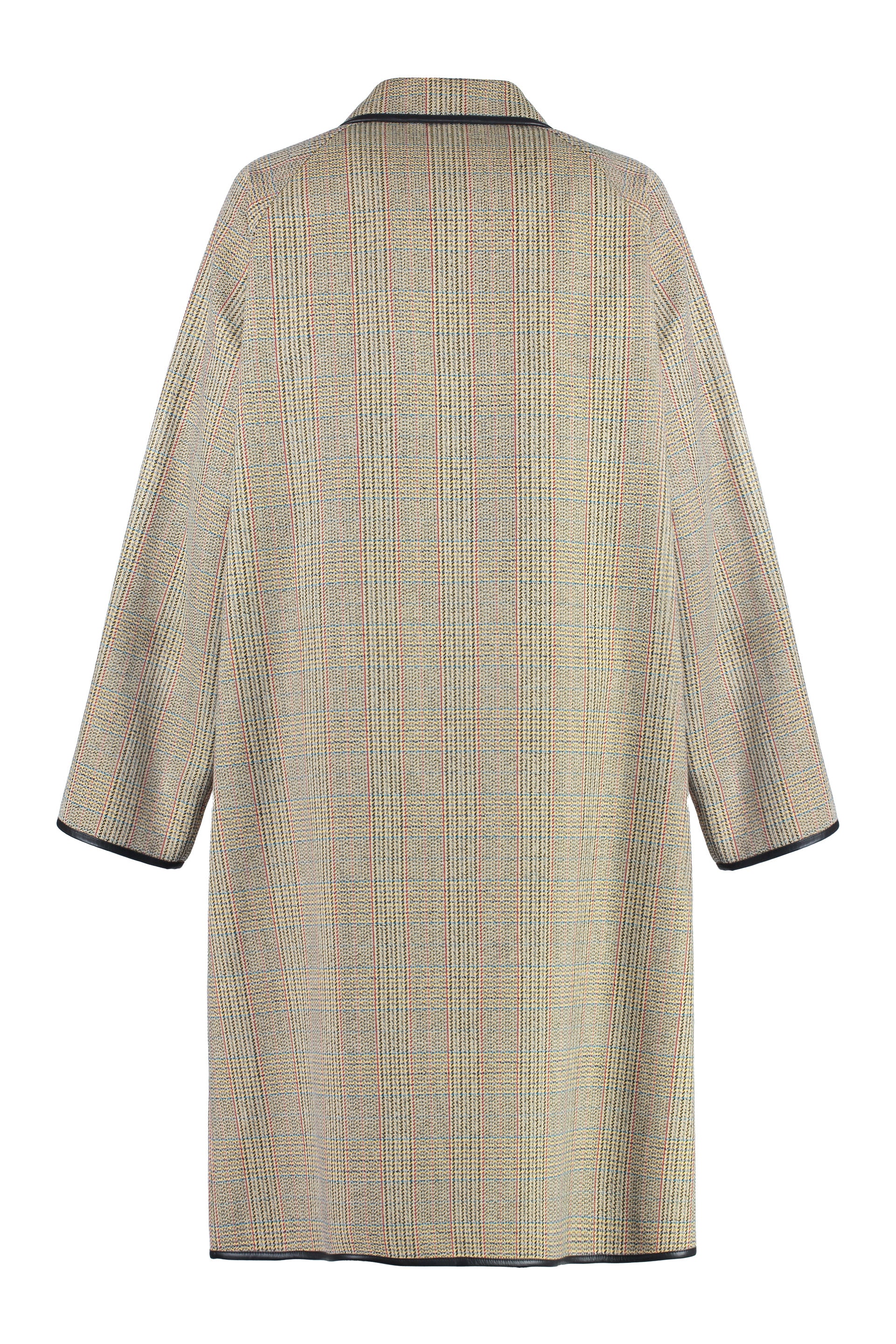 Prince-of-Wales wool coat