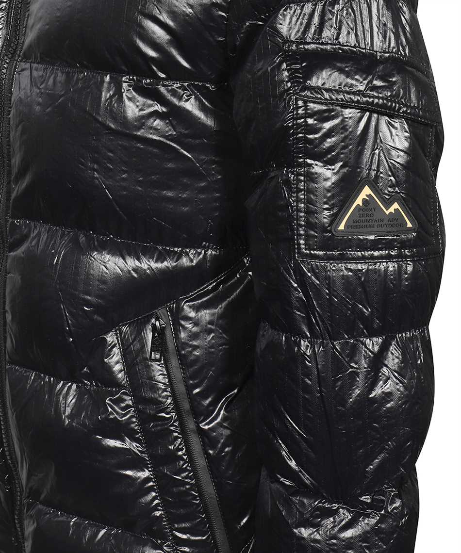 Hooded down jacket