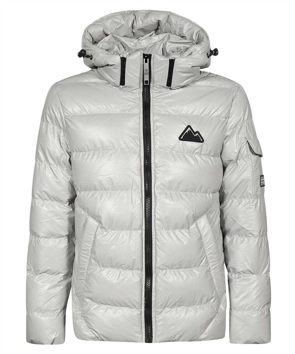 Hooded down jacket