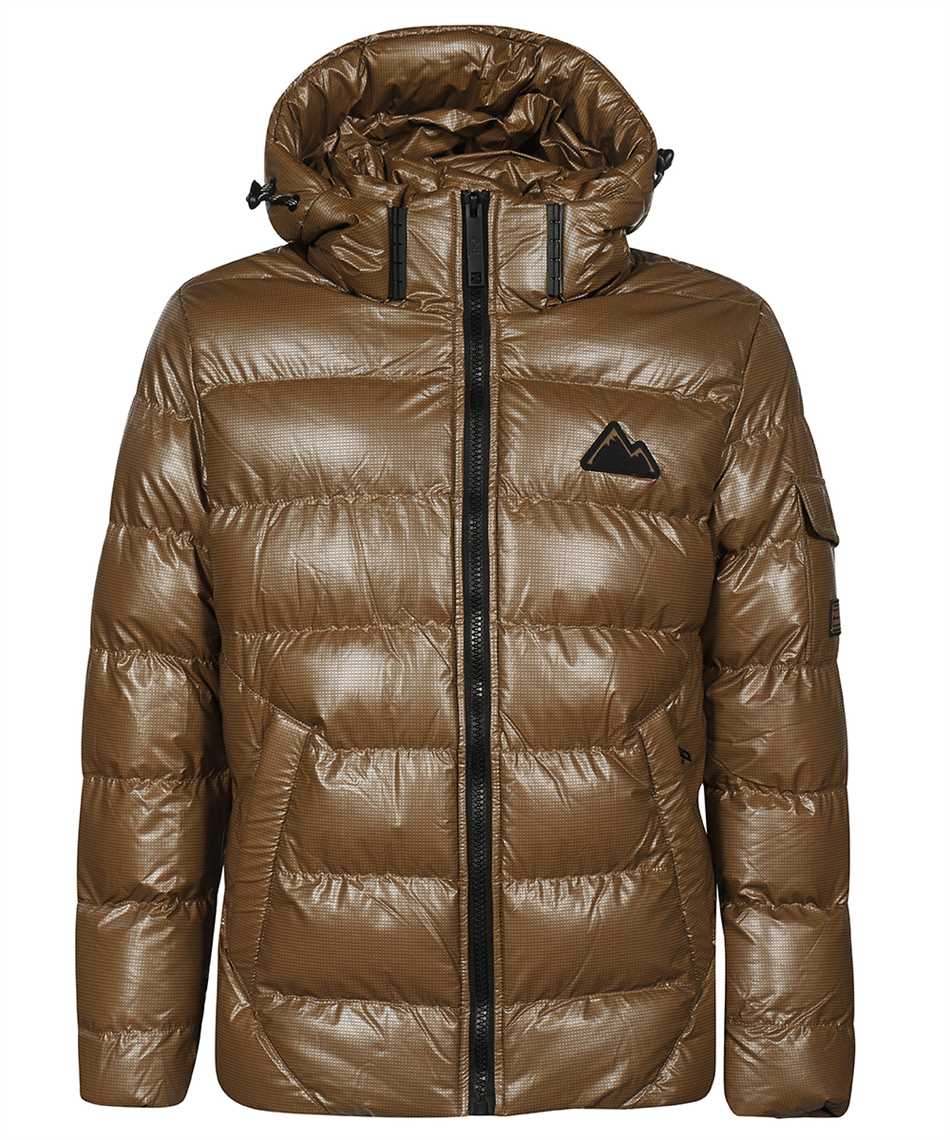 Hooded down jacket