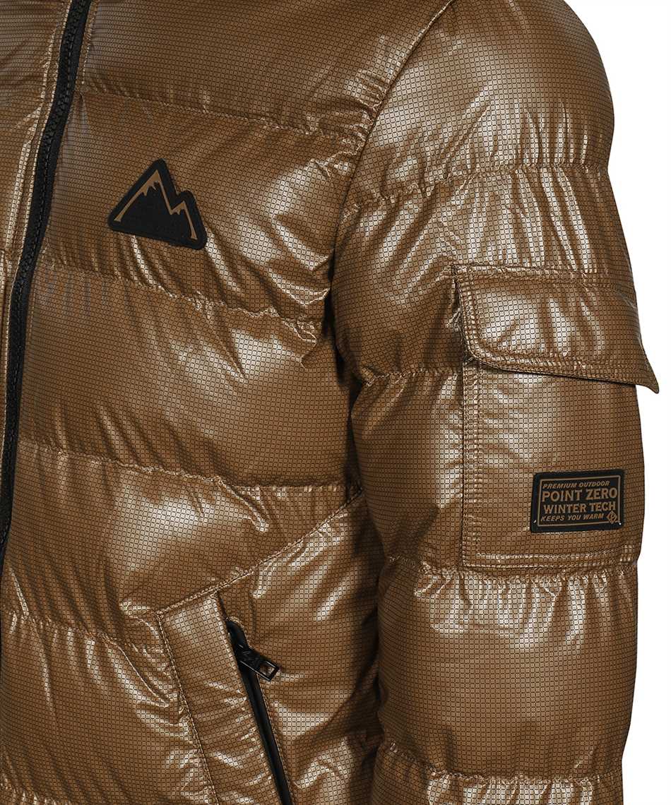 Hooded down jacket