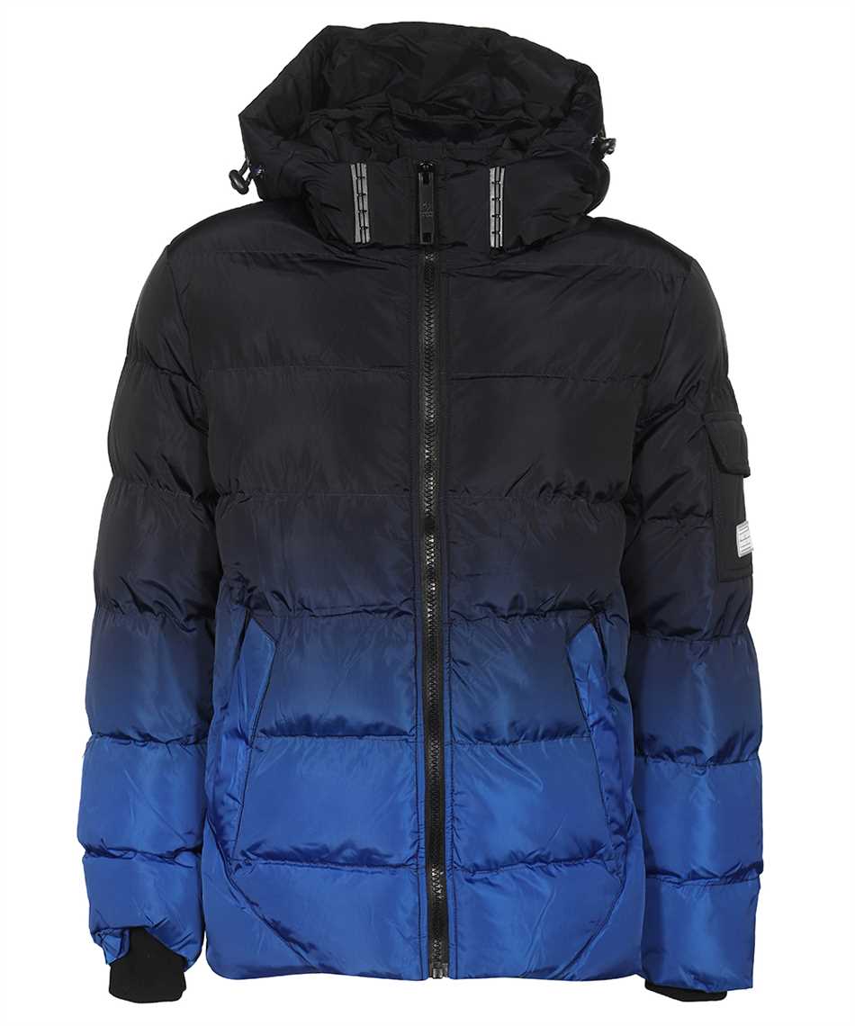 Hooded down jacket