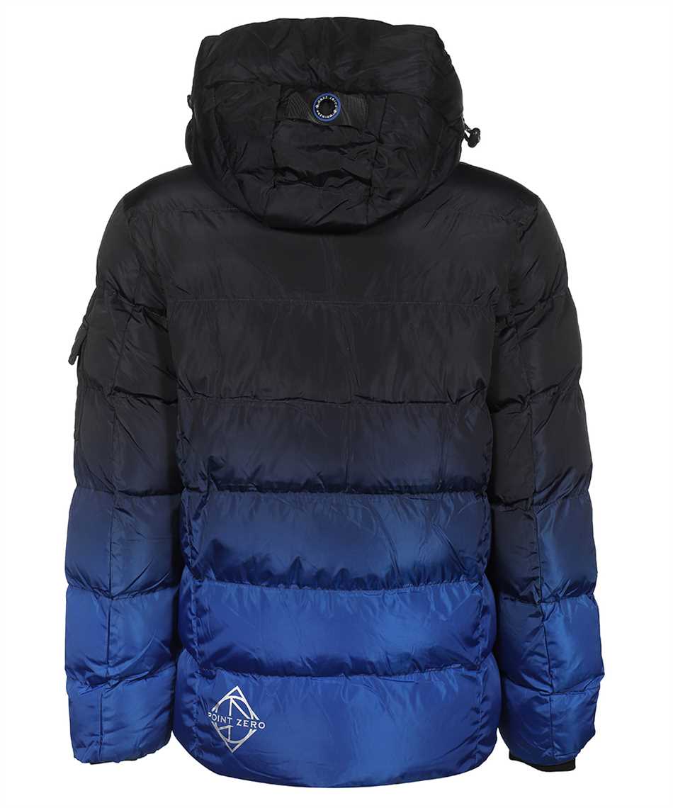 Hooded down jacket