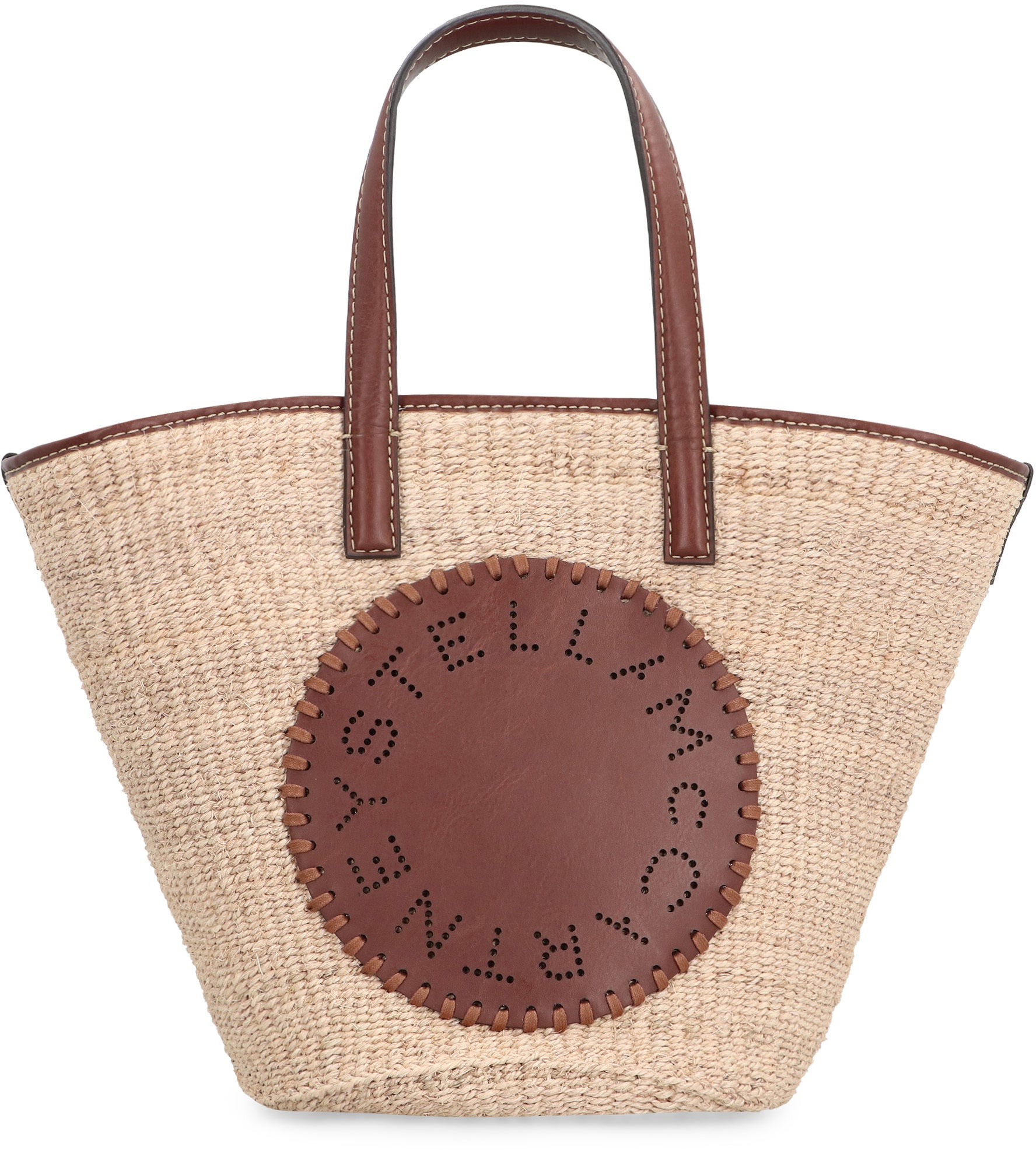 Raffia tote bag