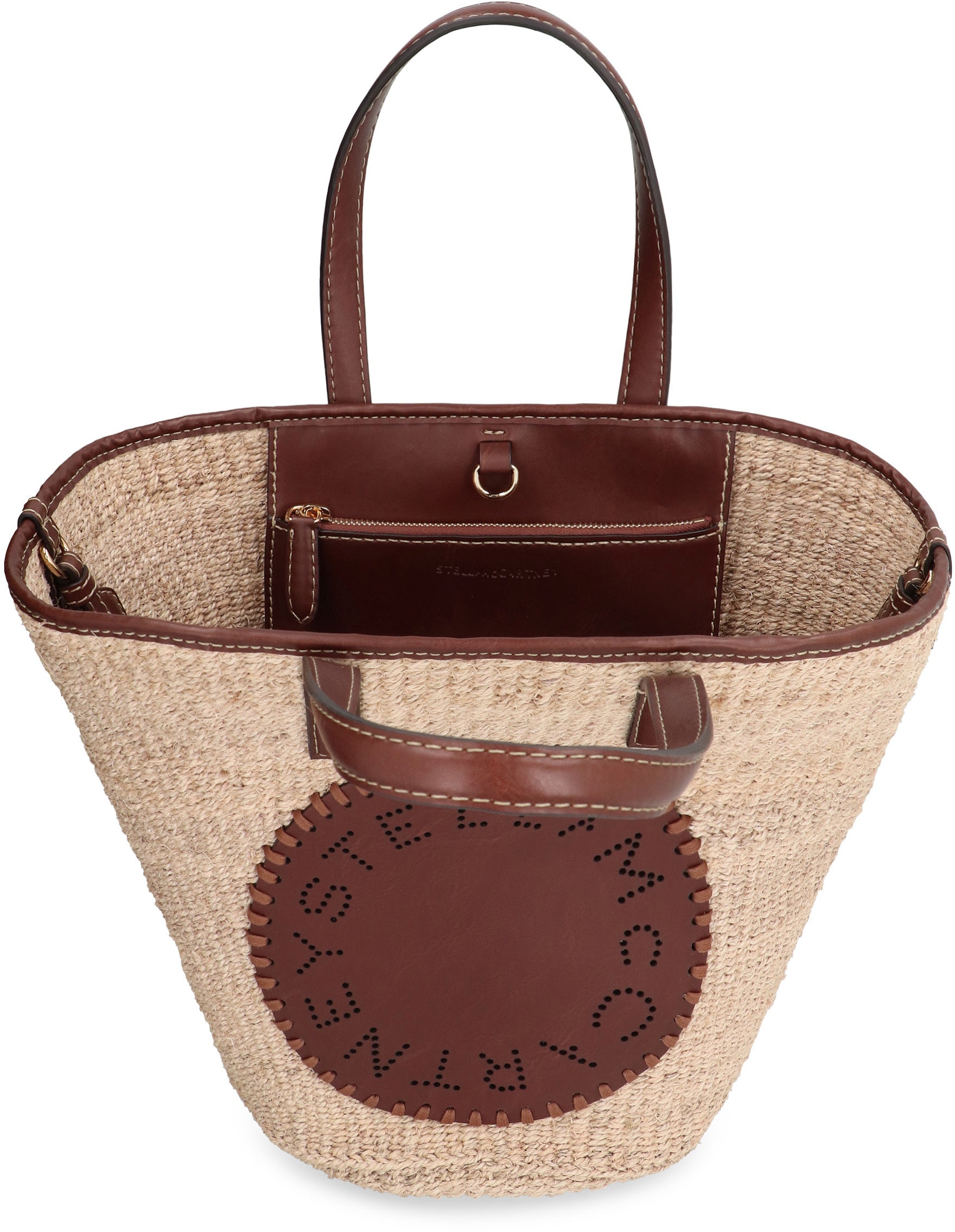 Raffia tote bag