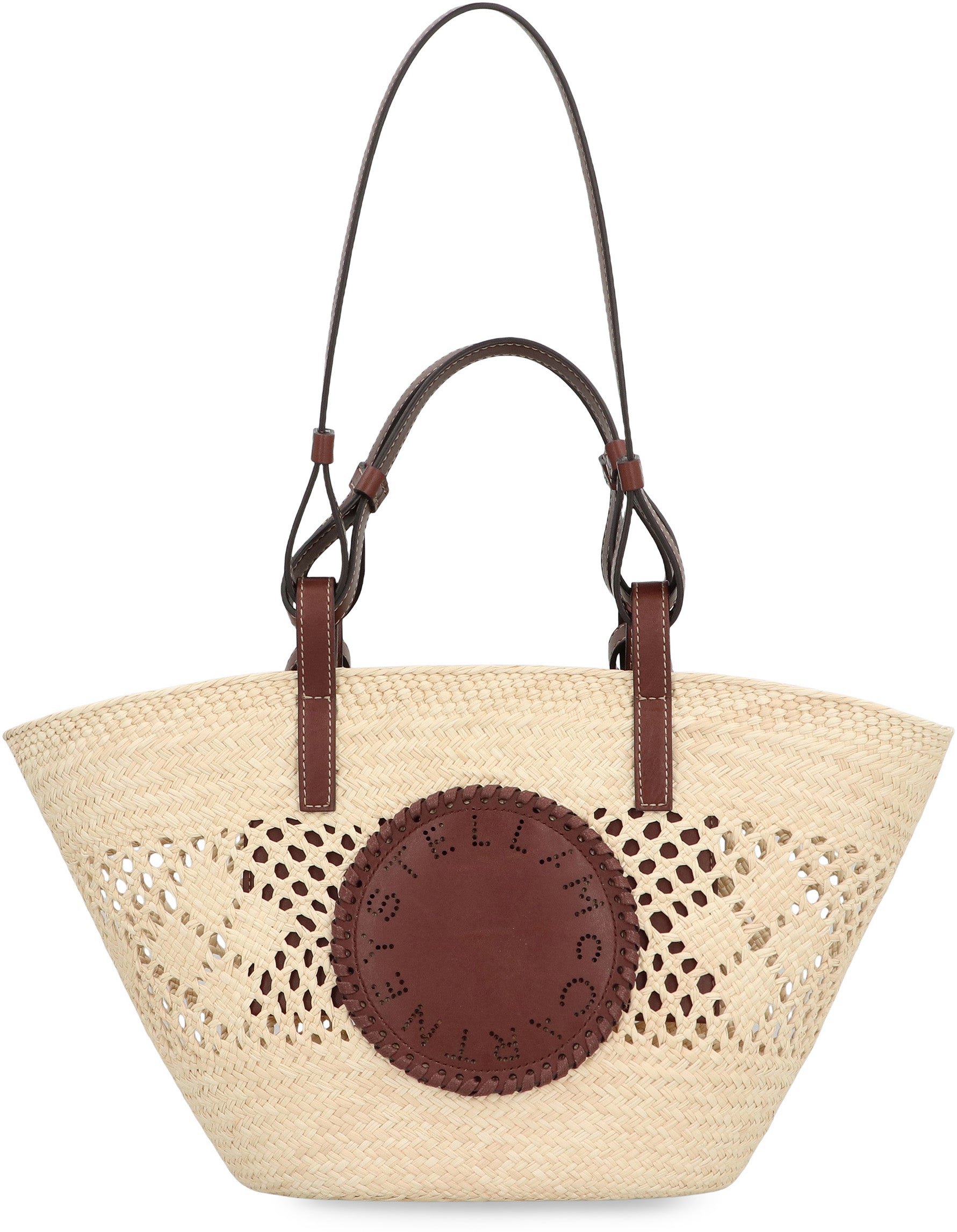 Raffia tote bag