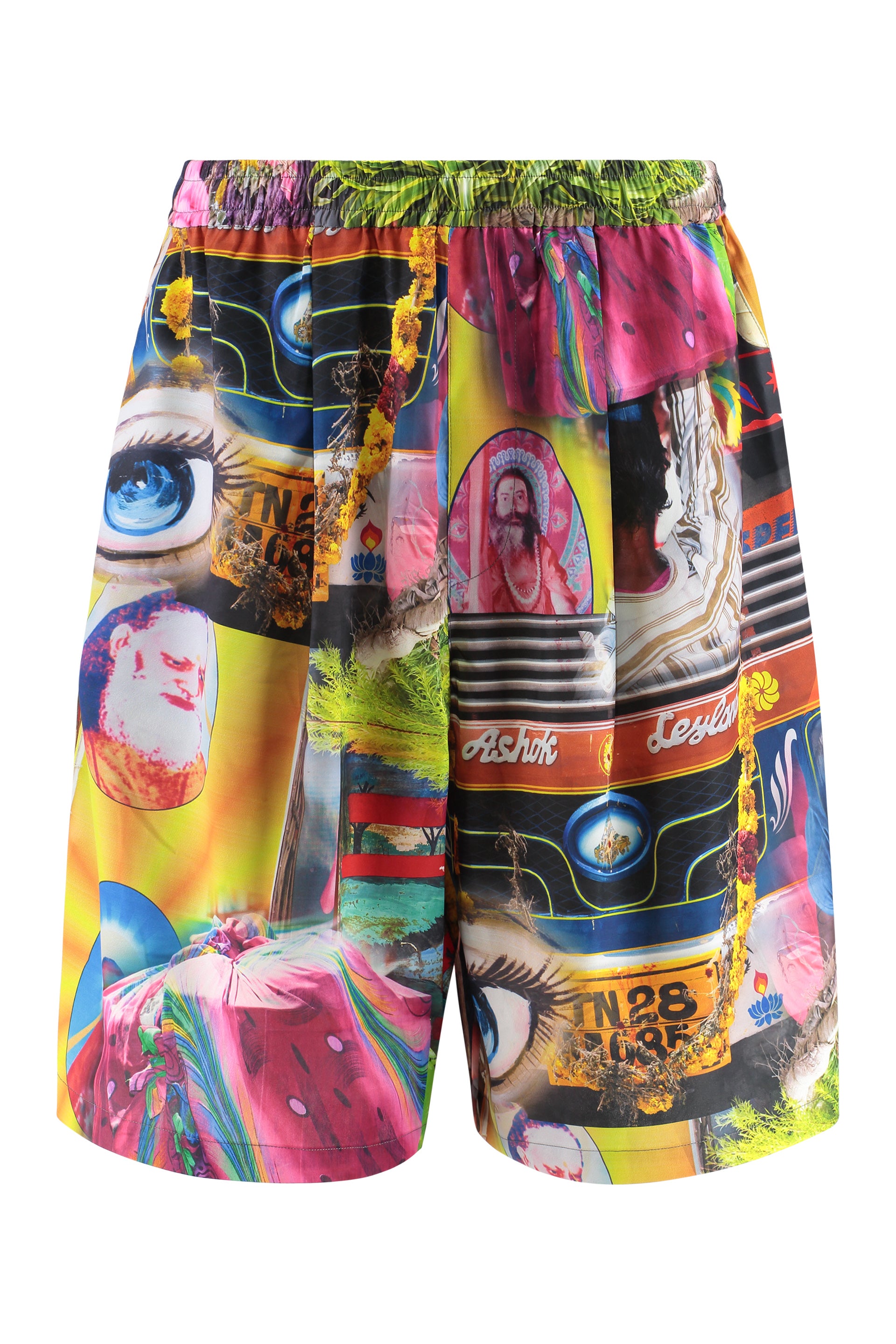 Printed bermuda shorts