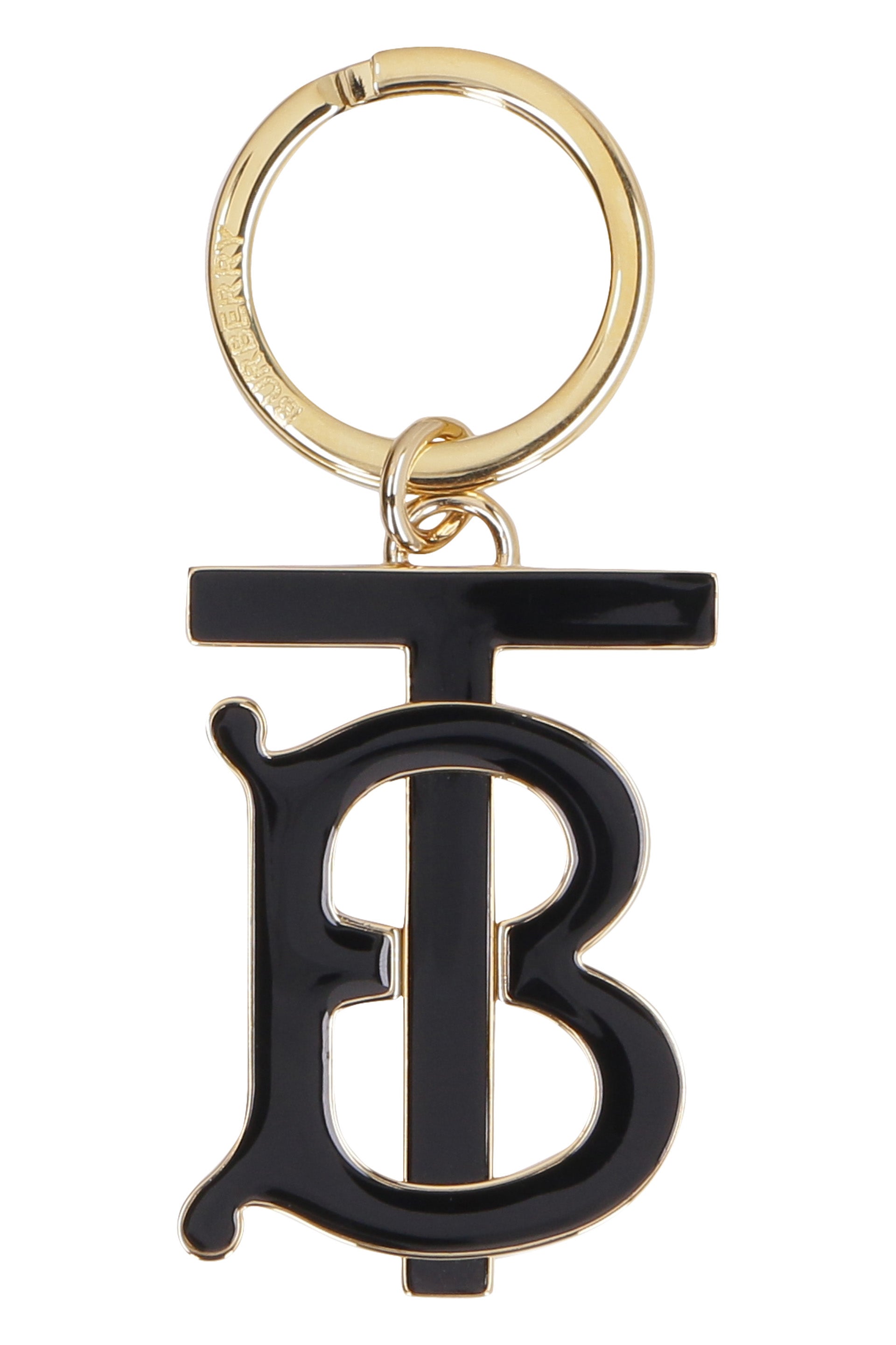 Monogram charm key holder