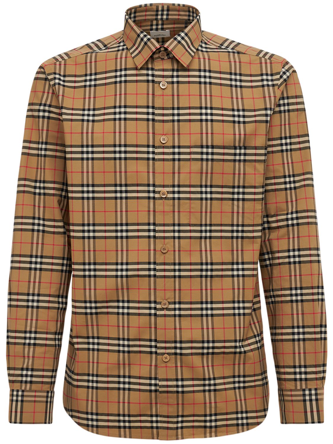 Long Sleeve Shirt Checkered Pattern