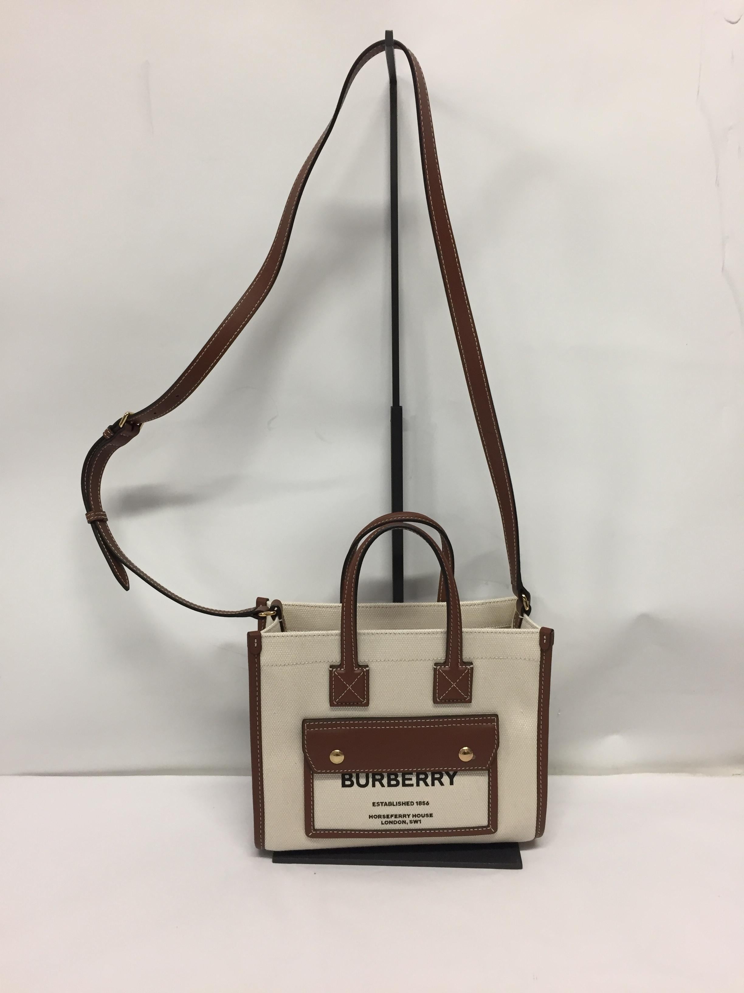 Freya mini canvas tote bag