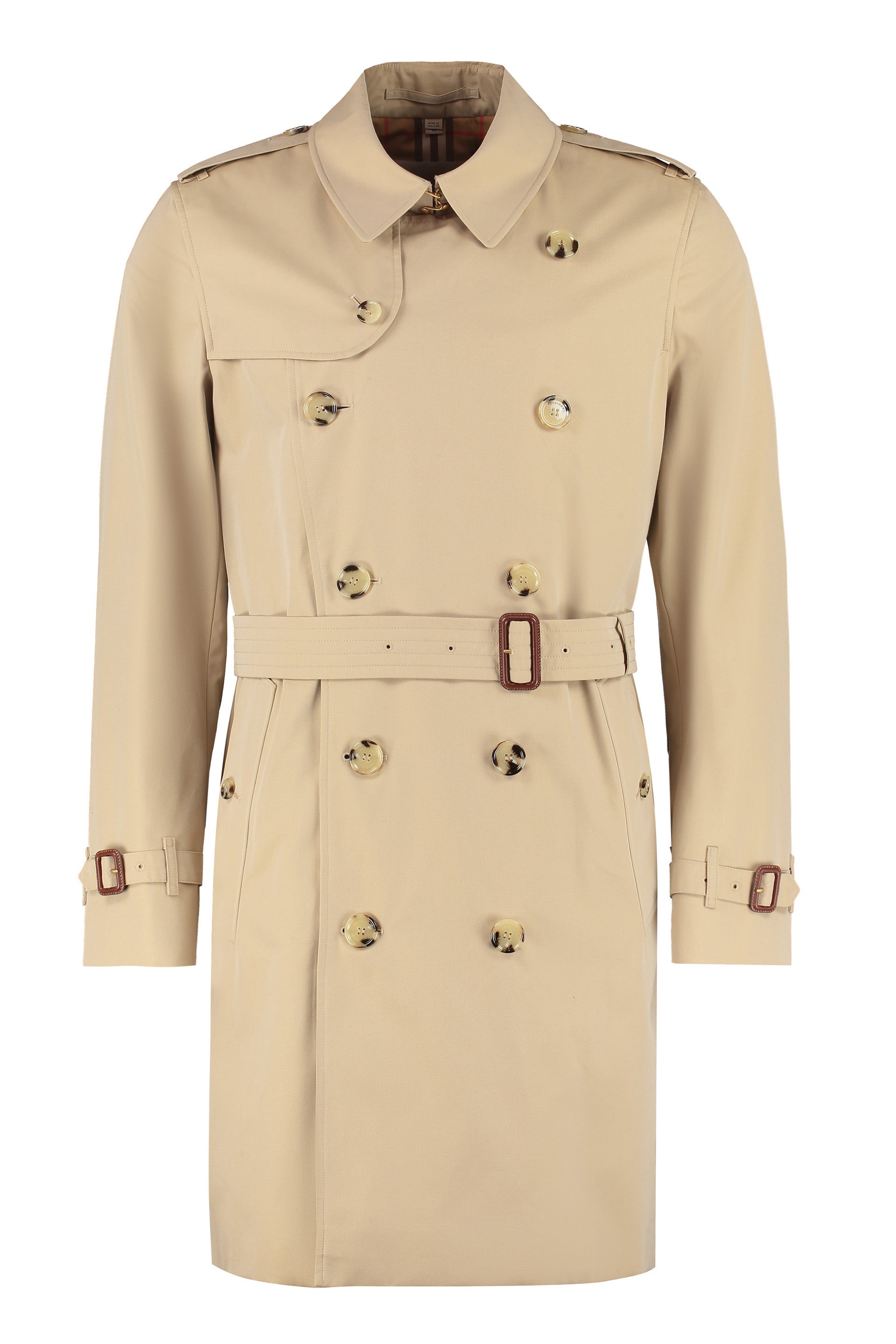 Double-breasted trench coat