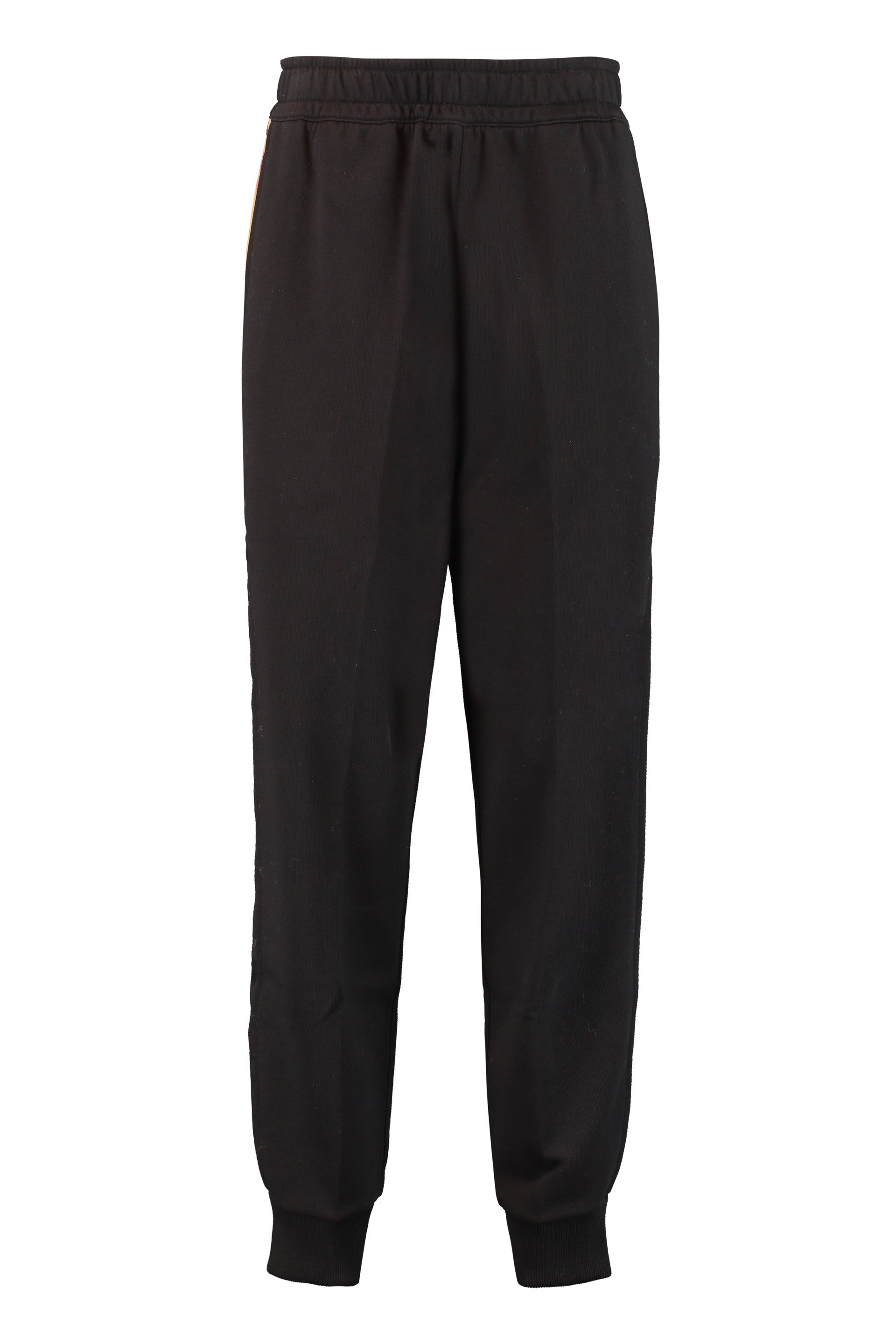 Stretch cotton track-pants