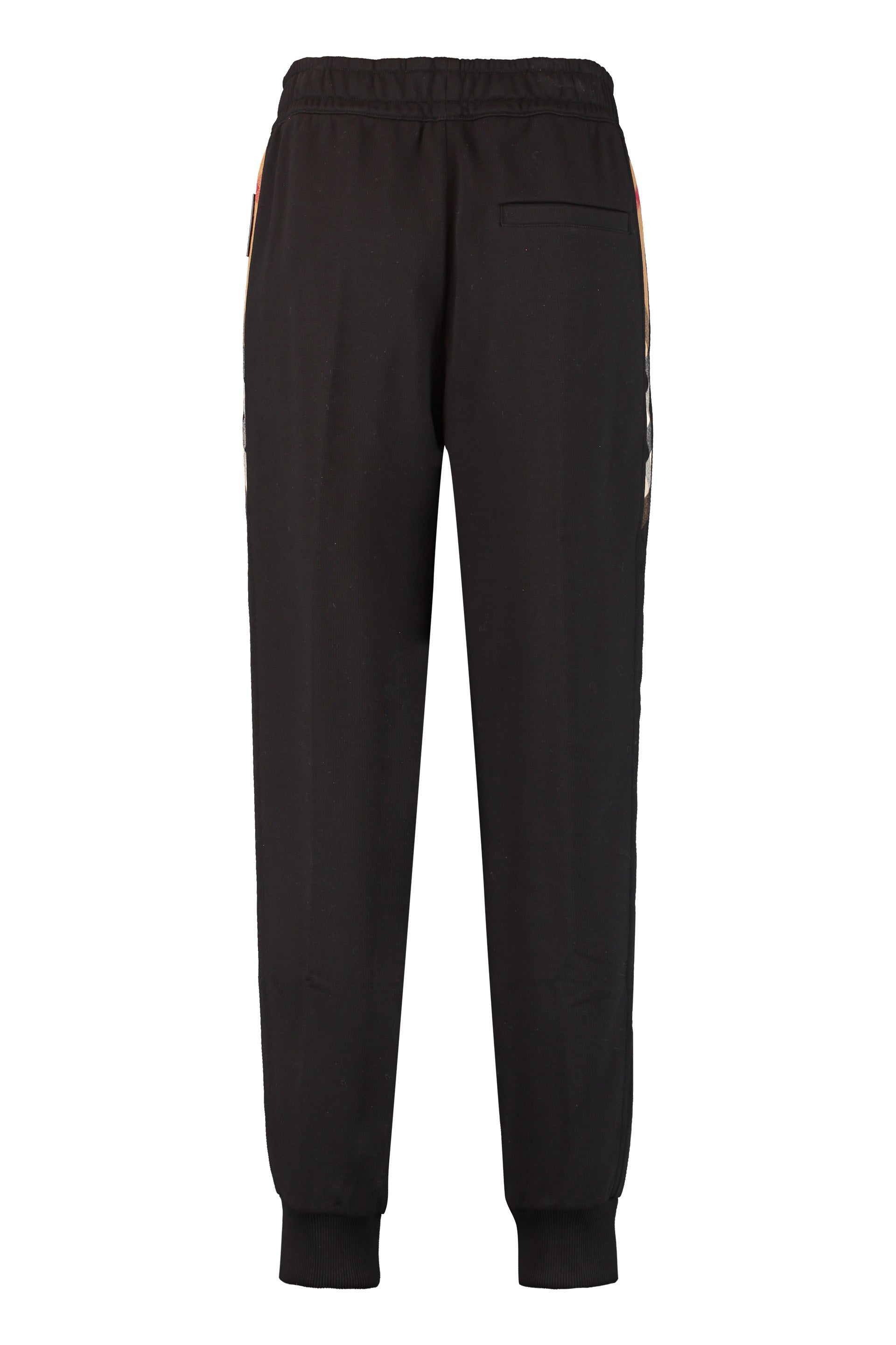 Stretch cotton track-pants